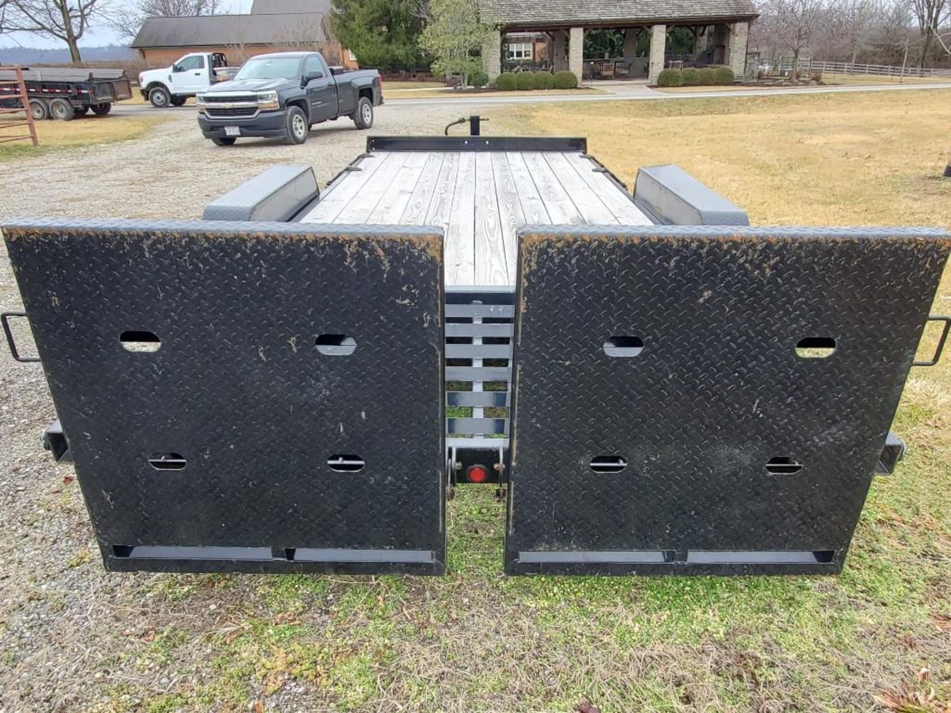 2021 UNUSED BIG TEX 14ET T/A EQUIPMENT TRAILER, VIN 16V1C232XM3018230, MODEL 14ET-18BK-MR, MEGA RAMP - Image 11 of 14