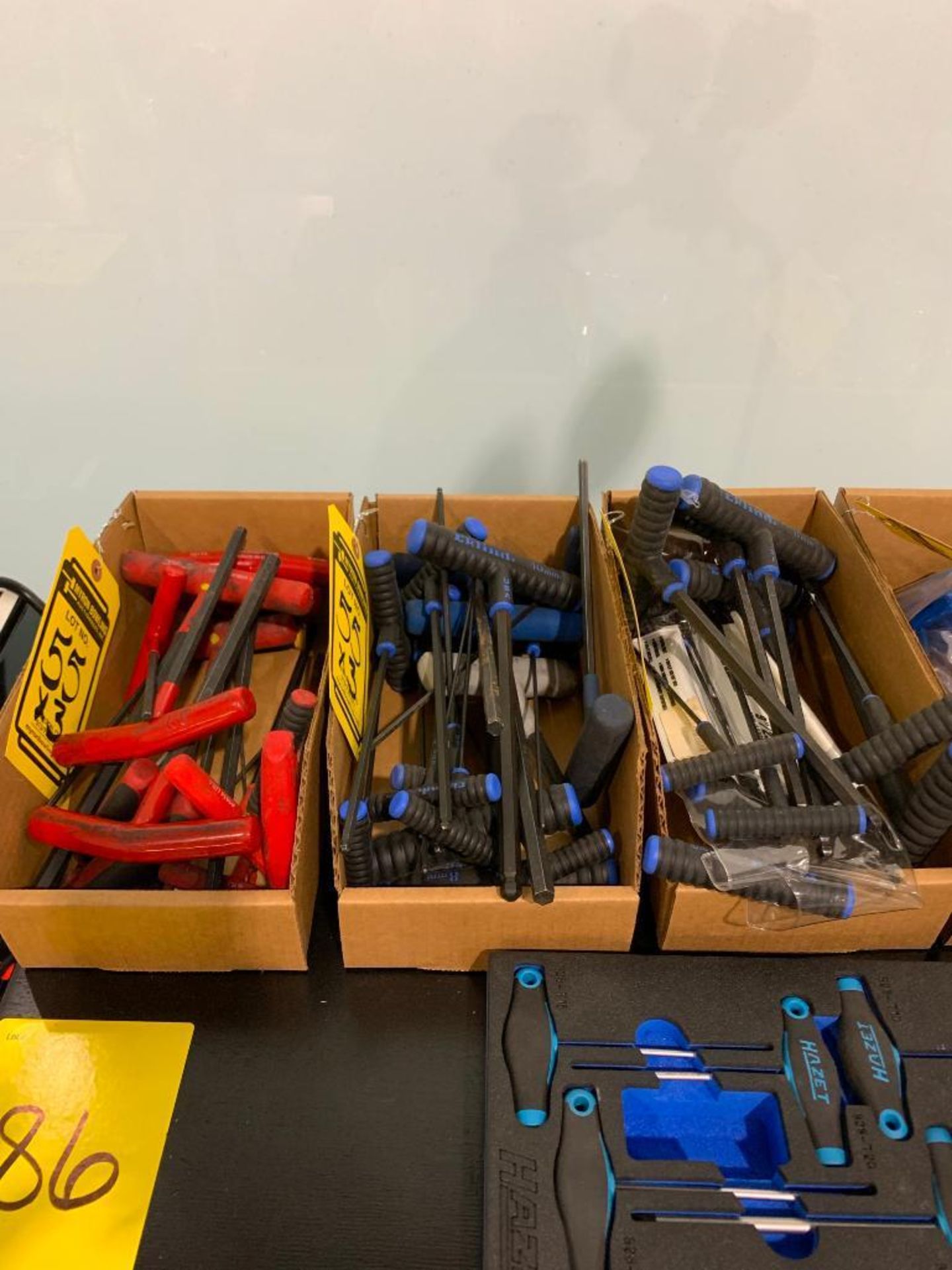 (2) BOXES W/ ASSORTED HEX KEYS
