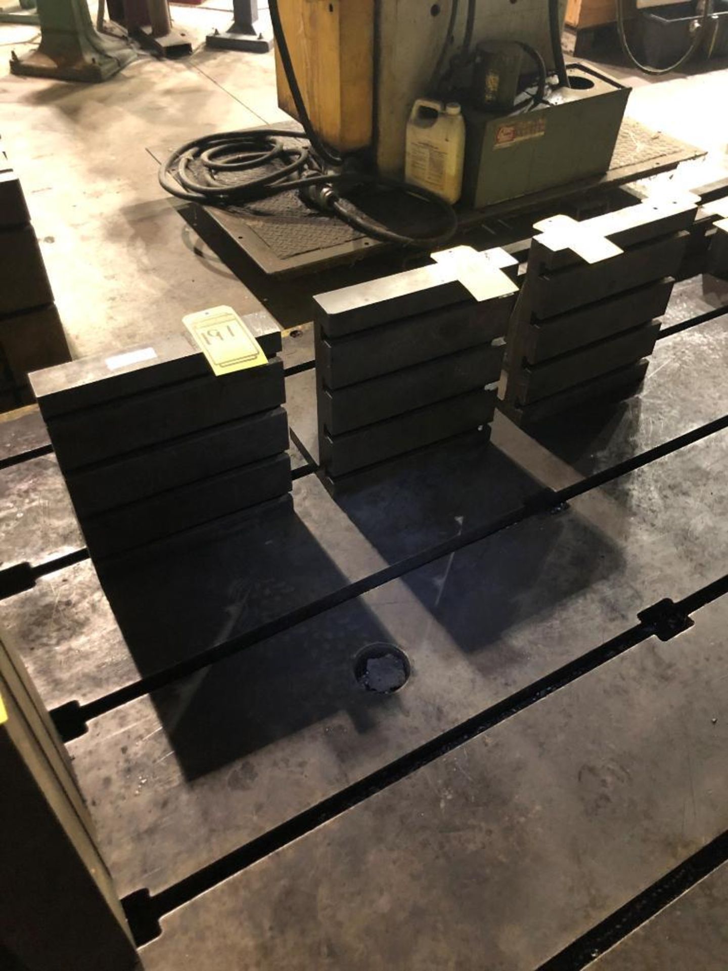 (3) T-SLOT ANGLE PLATES, 14'' X 16''