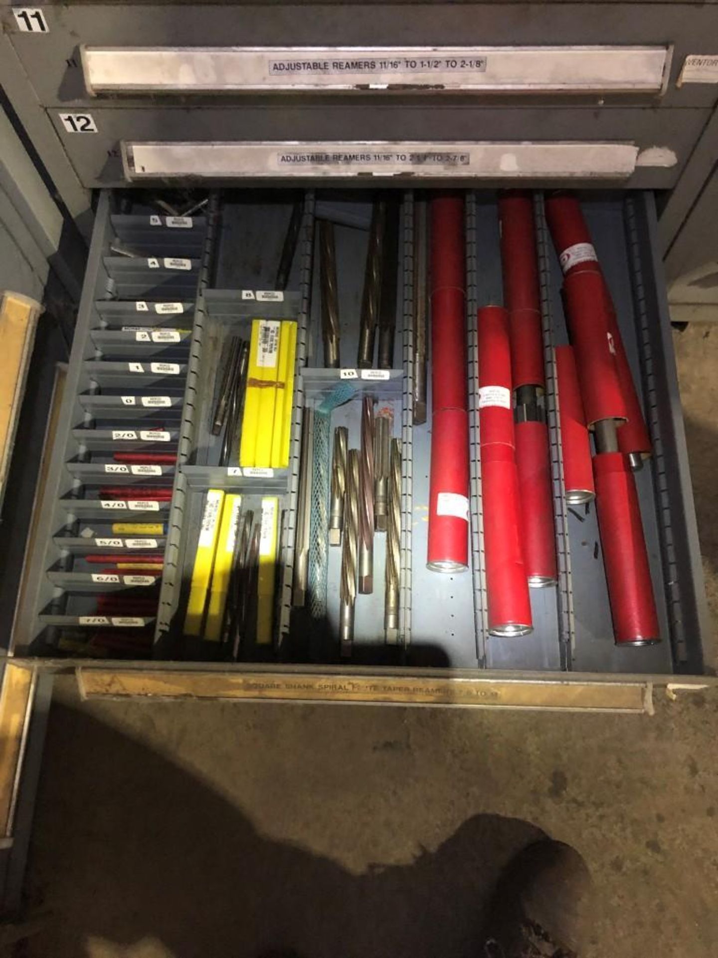 VIDMAR CABINET & CONTENT OF ASSORTED REAMERS - Image 11 of 11