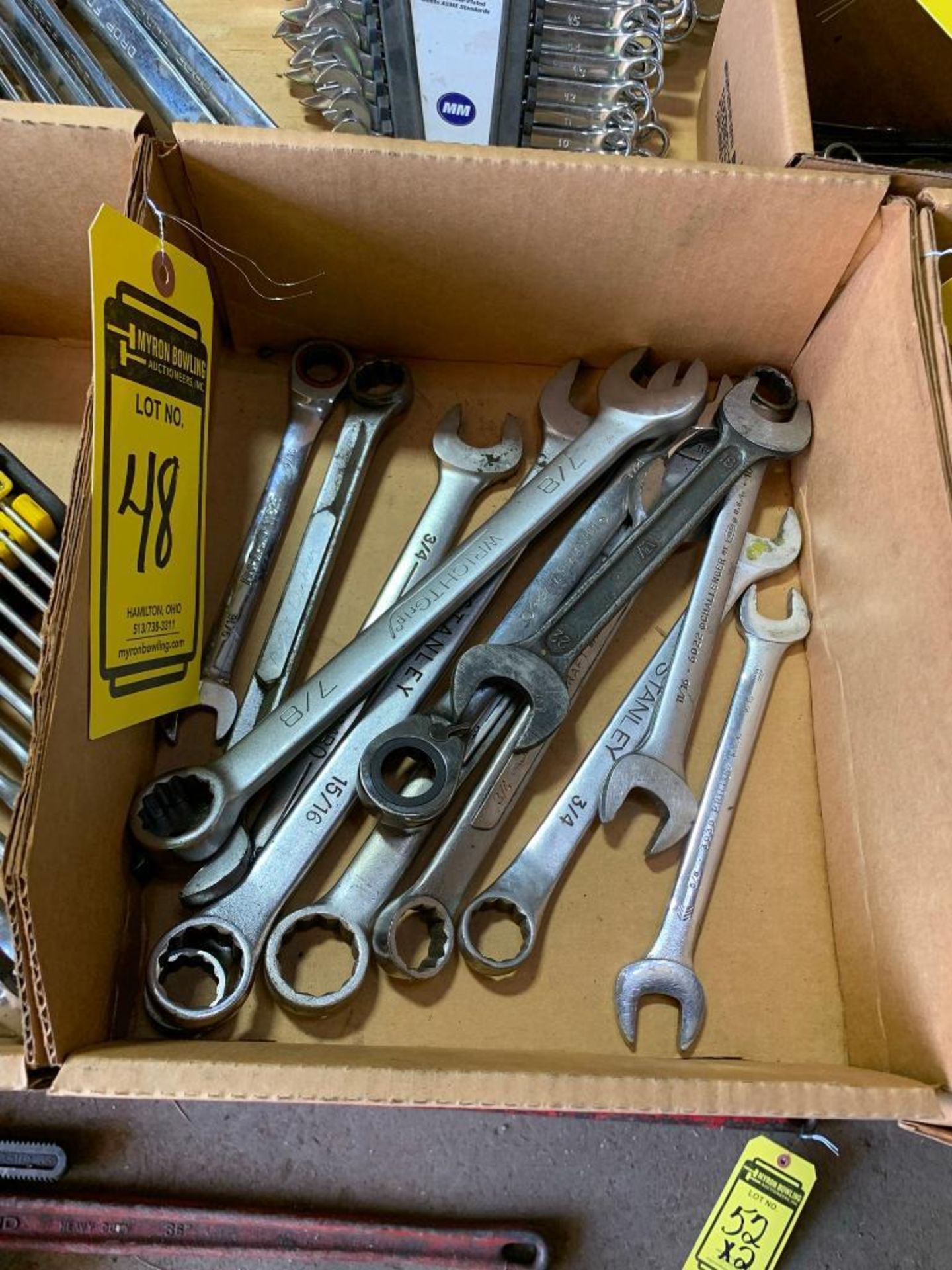 ASSORTED COMBINATION WRENCHES