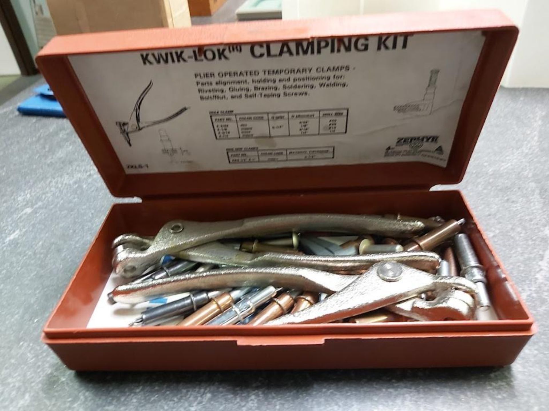 ZEPHYR KWIK-LOK CLAMP SET ZKLS-1