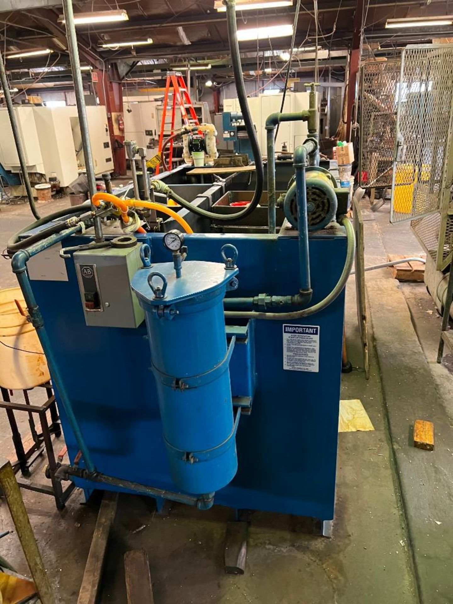 HYDE RECYCLING SYSTEM OIL SEPARATOR/ RECLAIMER, MODEL HG-400 (LOCATED IN MAIN BLDG.) - Image 2 of 3