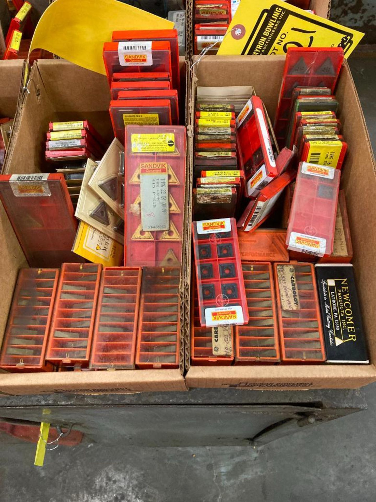 (2) BOXES OF ASSORTED CARBIDE INSERTS