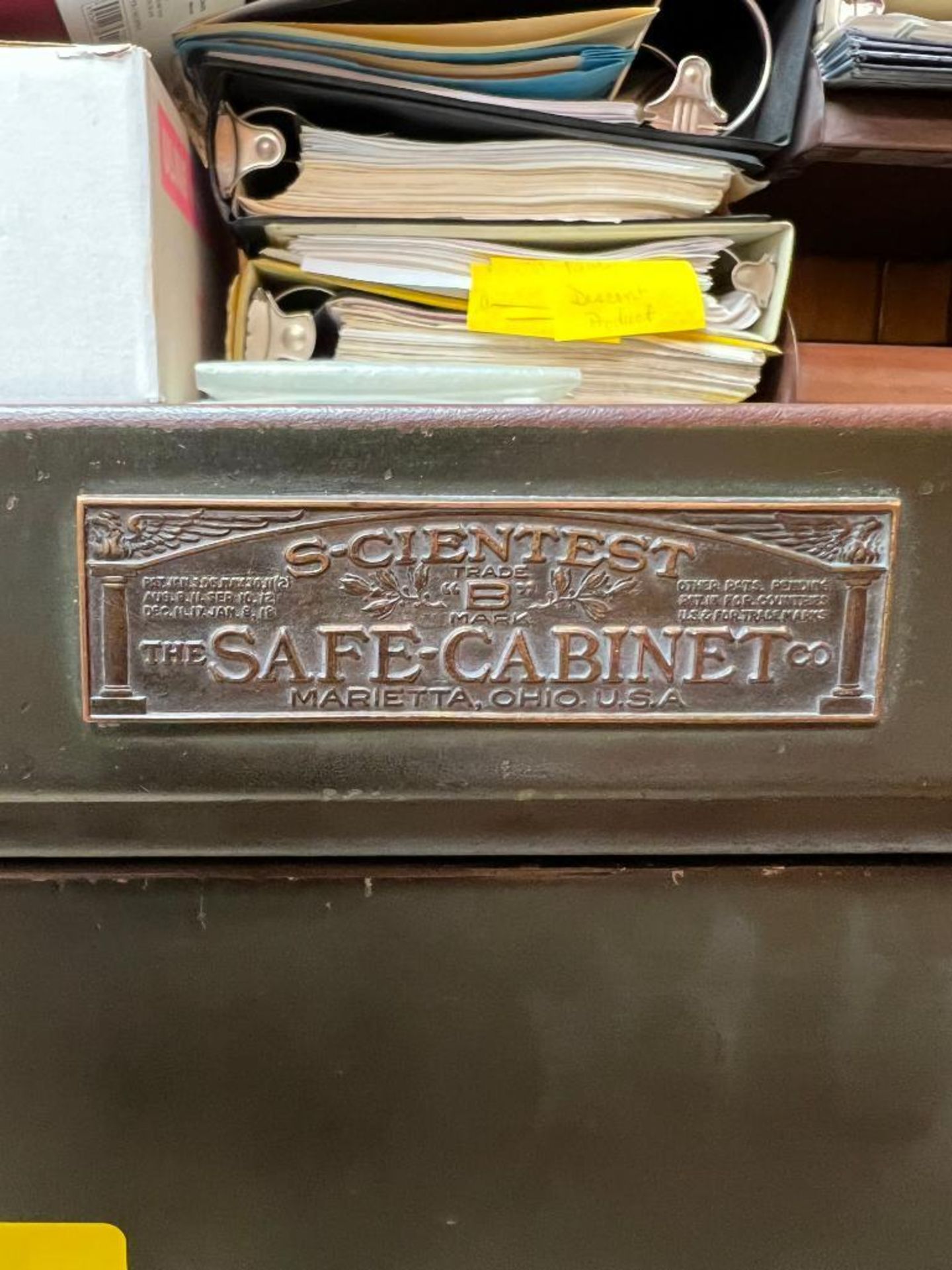 S-CIENTEST FLOOR SAFE, 31'' X 26'' X 53'' - Image 2 of 3