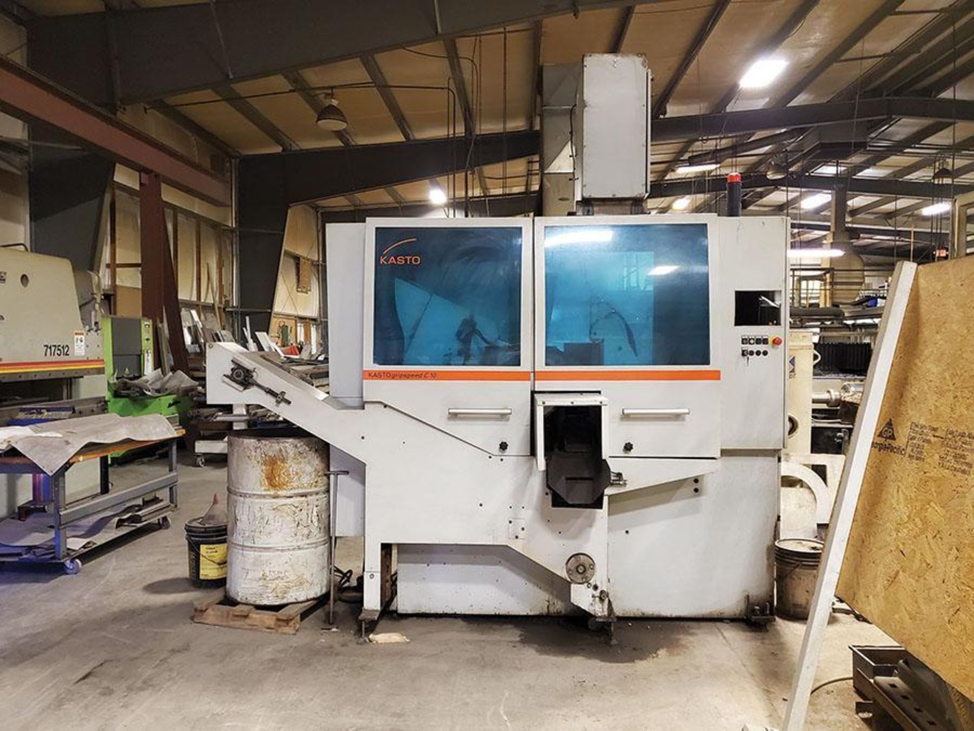 2011 KASTO GRIPSPEED C10 AUTOMATIC CIRCULAR SAW, S/N 3301-102-012, 19' AUTOMATIC BAR FEED/SEPARATOR,