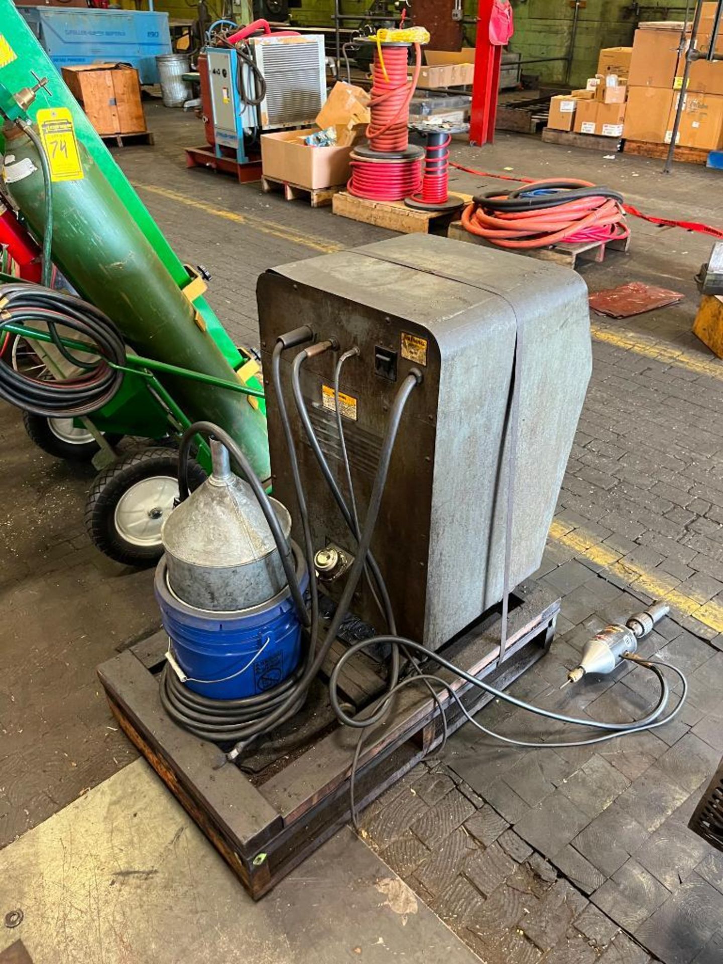 ELECTRO ARC WELDING POWER SOURCE, MODEL 2S, S/N 12385, 220V, 3-PH, 26 AMPS, W/ ELECTRO ARC CURRENT M - Image 3 of 3