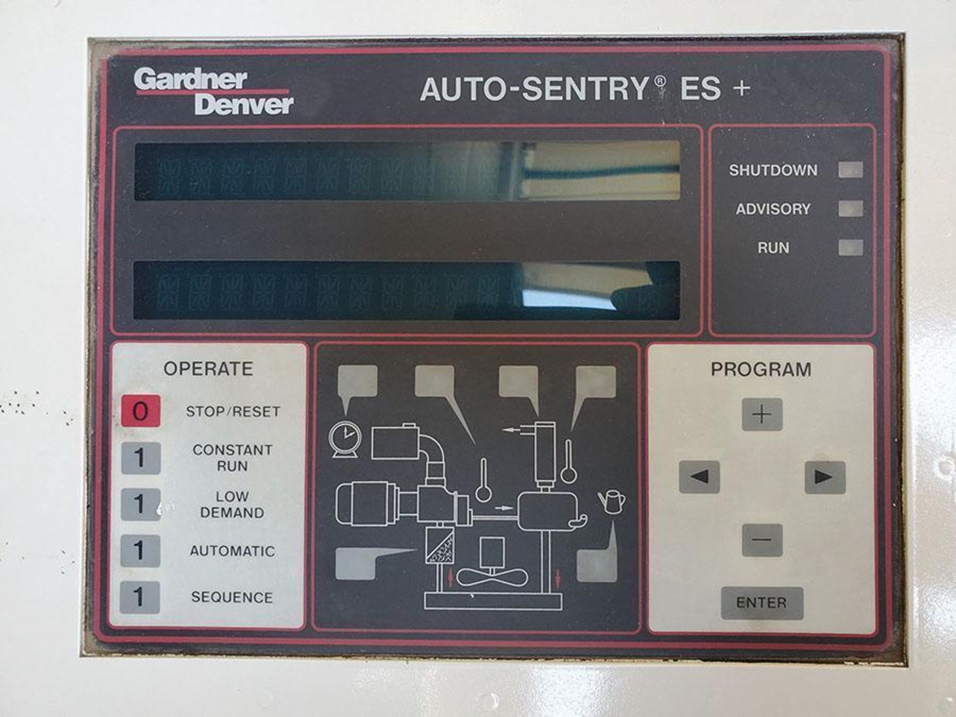 2000 GARDNER DENVER ELECTRA-SAVER II AIR COMPRESSOR, MODEL EBP99D12, S/N S090077, AUTO-SENTRY ES+ DR - Image 8 of 14