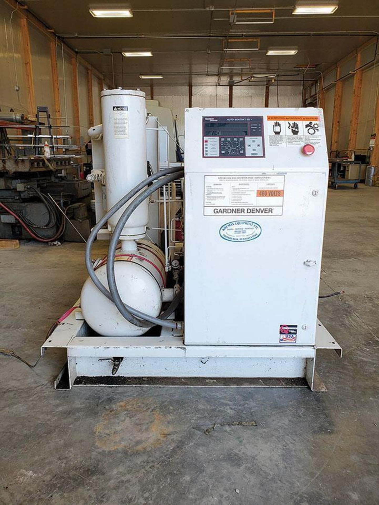 2000 GARDNER DENVER ELECTRA-SAVER II AIR COMPRESSOR, MODEL EBP99D12, S/N S090077, AUTO-SENTRY ES+ DR - Image 6 of 14