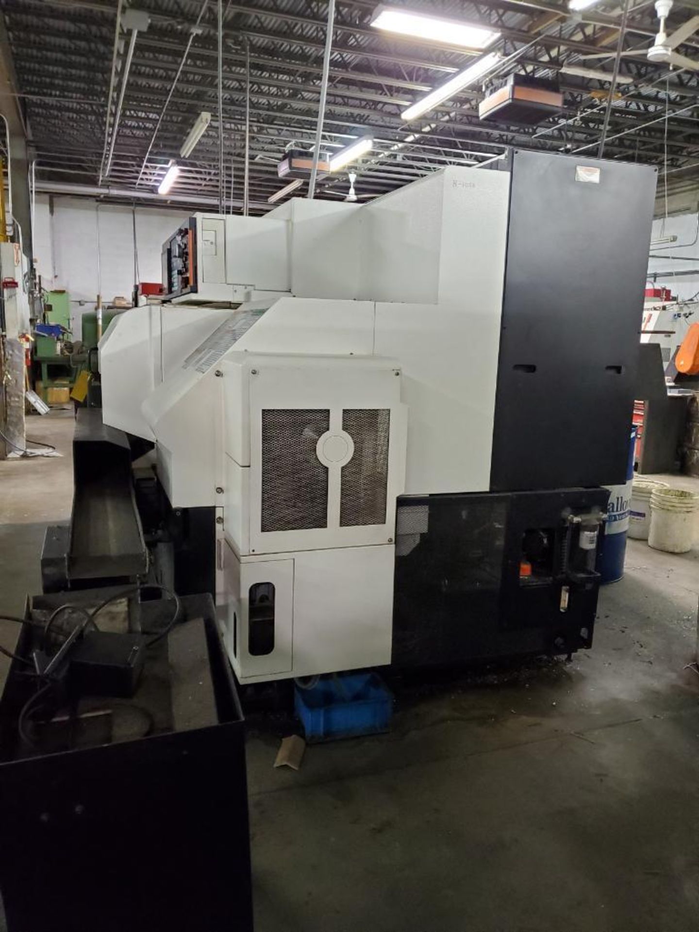 2011 MAZAK DUAL TURN 20 HORIZONTAL CNC TURNING CENTER, MAZATROL 640T CNC DRO CONTROL, INFEED/OUTFEED - Image 11 of 23