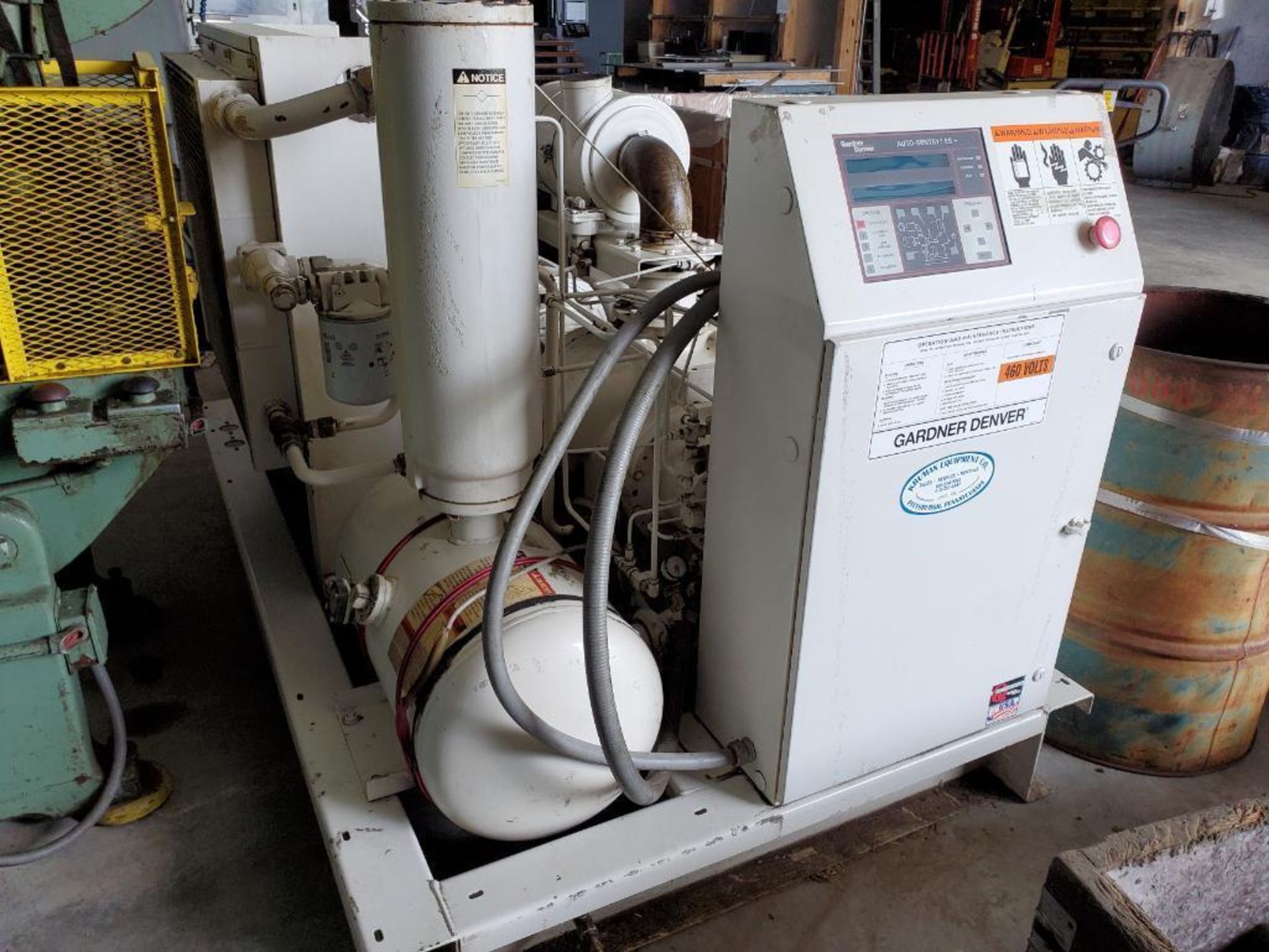 2000 GARDNER DENVER ELECTRA-SAVER II AIR COMPRESSOR, MODEL EBP99D12, S/N S090077, AUTO-SENTRY ES+ DR - Image 11 of 14