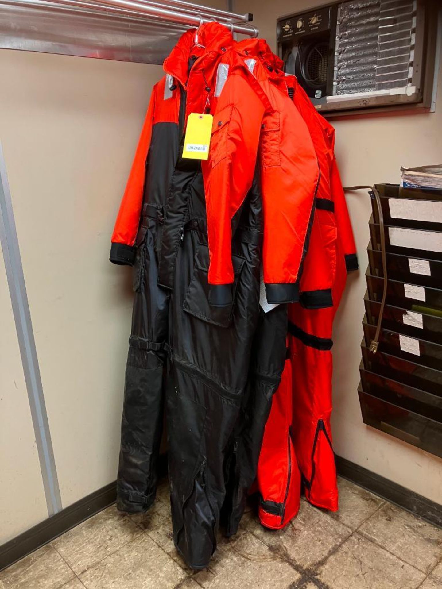 (4) MUSTANG SURVIVAL MS2175 DELUXE ANTI-EXPOSURE WORK SUITS: (2) XX LARGE, (2) XXX LARGE