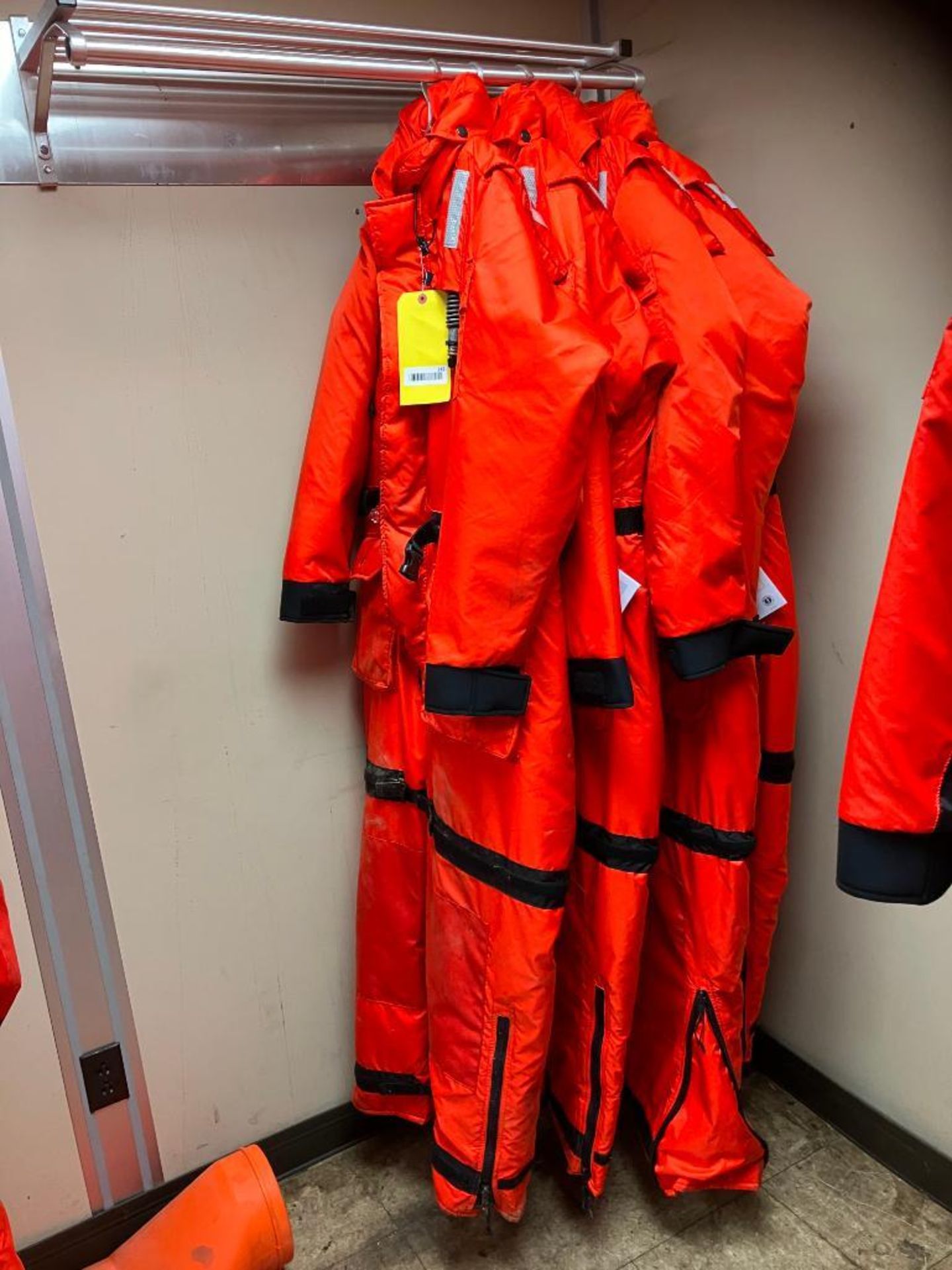 (4) MUSTANG SURVIVAL MS2175 DELUXE ANTI-EXPOSURE WORK SUITS: (1) MEDIUM, (2) LARGE, (1) EXTRA LARGE - Image 2 of 2