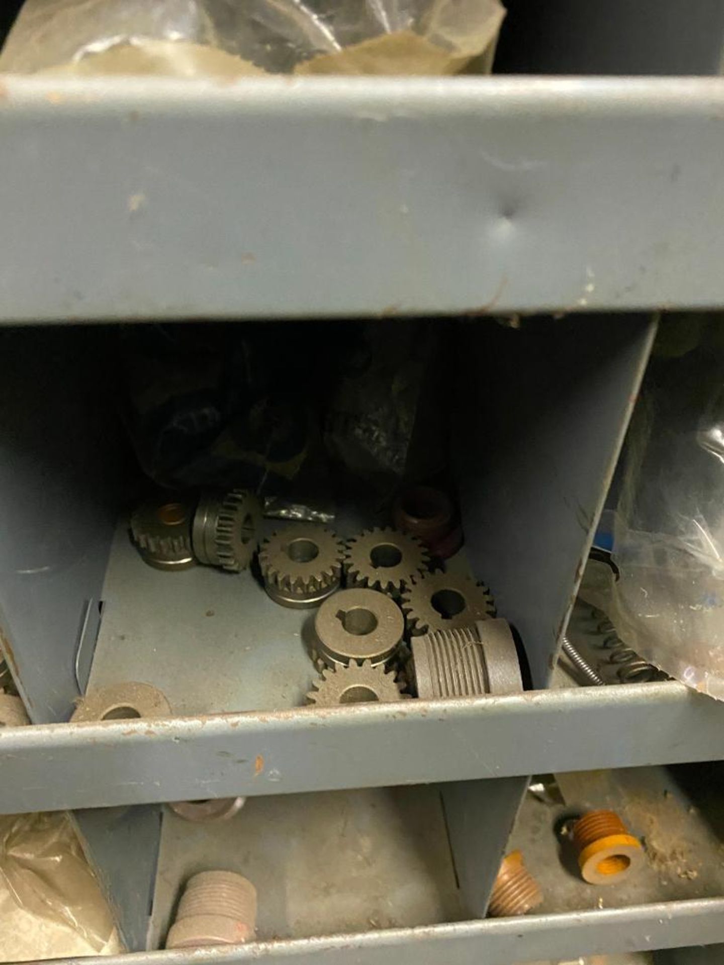 (2) PIGEONHOLE CABINETS W/ ASSORTED HARDWARE - Image 4 of 8