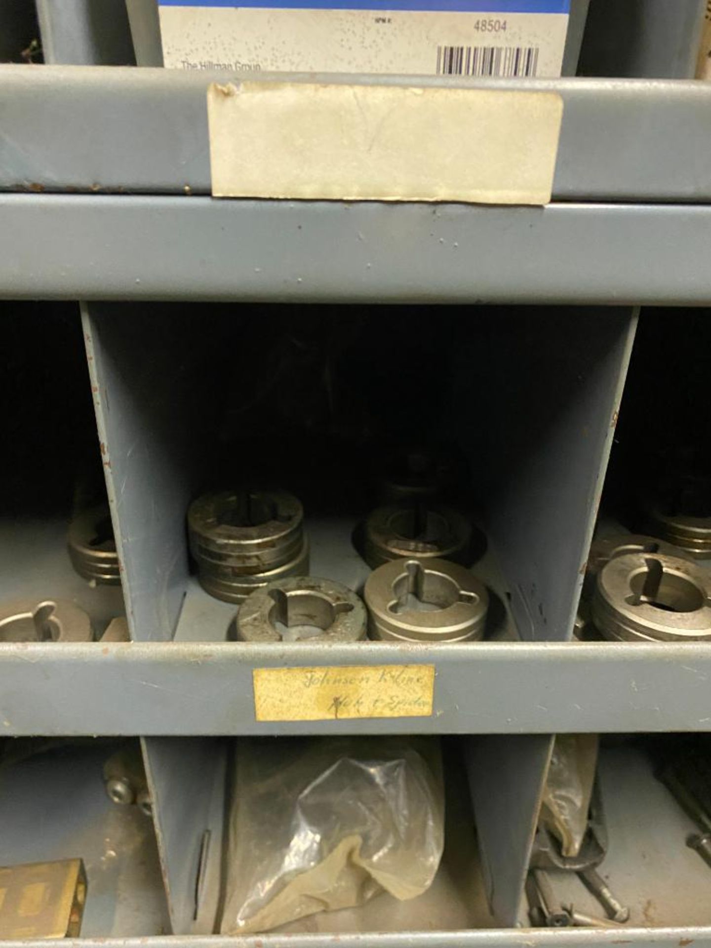 (2) PIGEONHOLE CABINETS W/ ASSORTED HARDWARE - Image 3 of 8