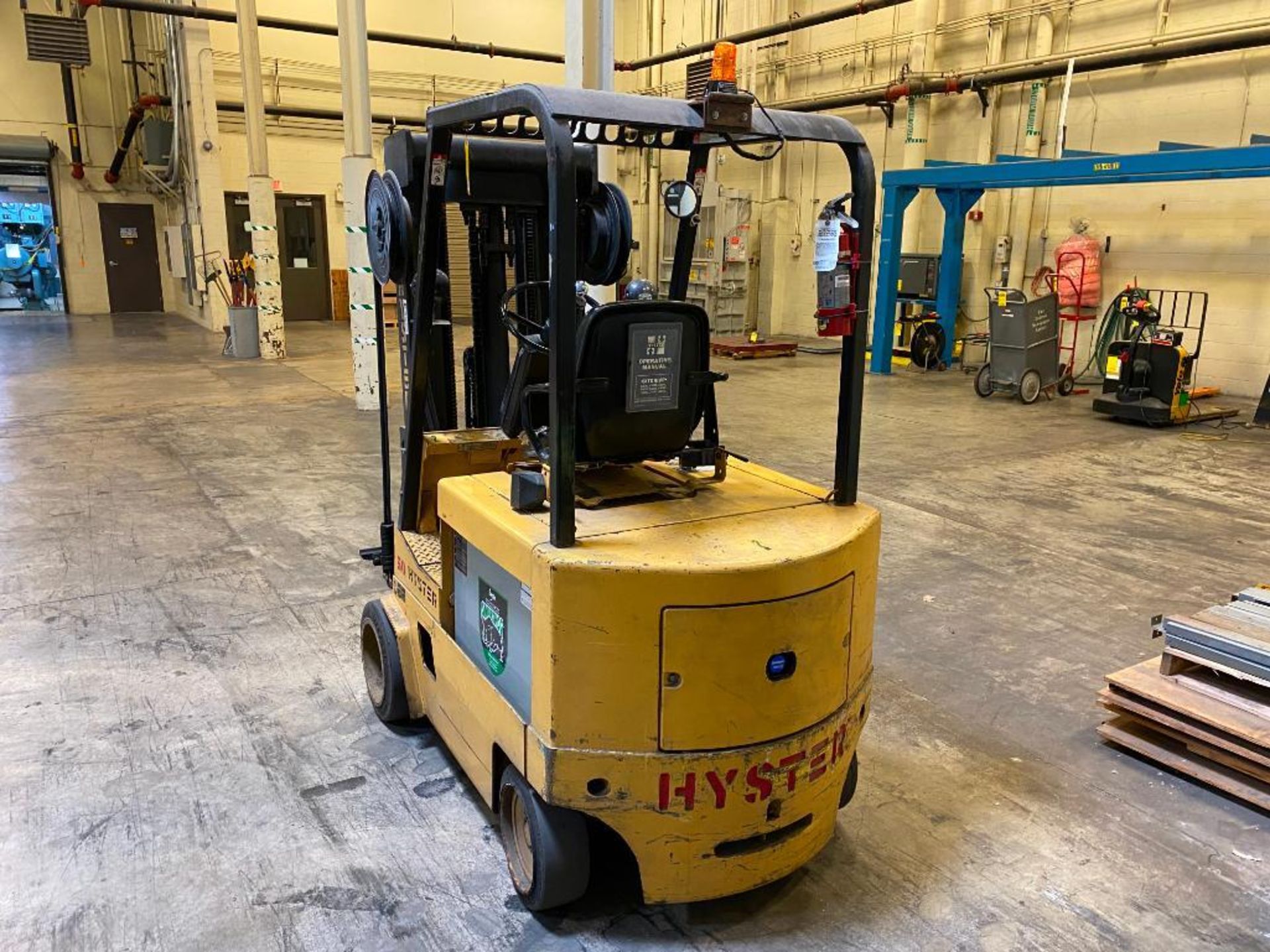 HYSTER 3,400 LB. CAPACITY FORKLIFT, MODEL E50XL, S/N C108V04964H, 48 V BATTERY, CUSHION TIRES, 4-STA - Image 2 of 5