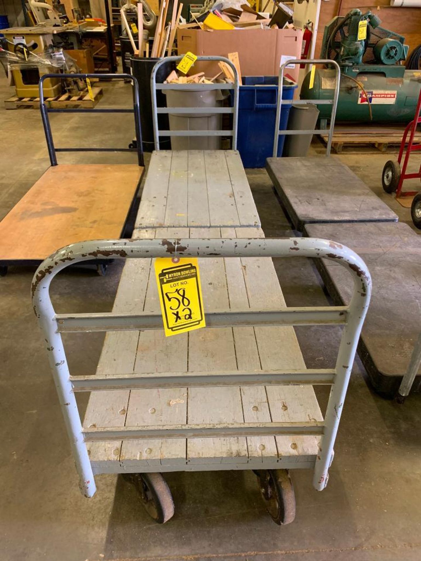 (2) 27'' X 54'' STOCK CARTS