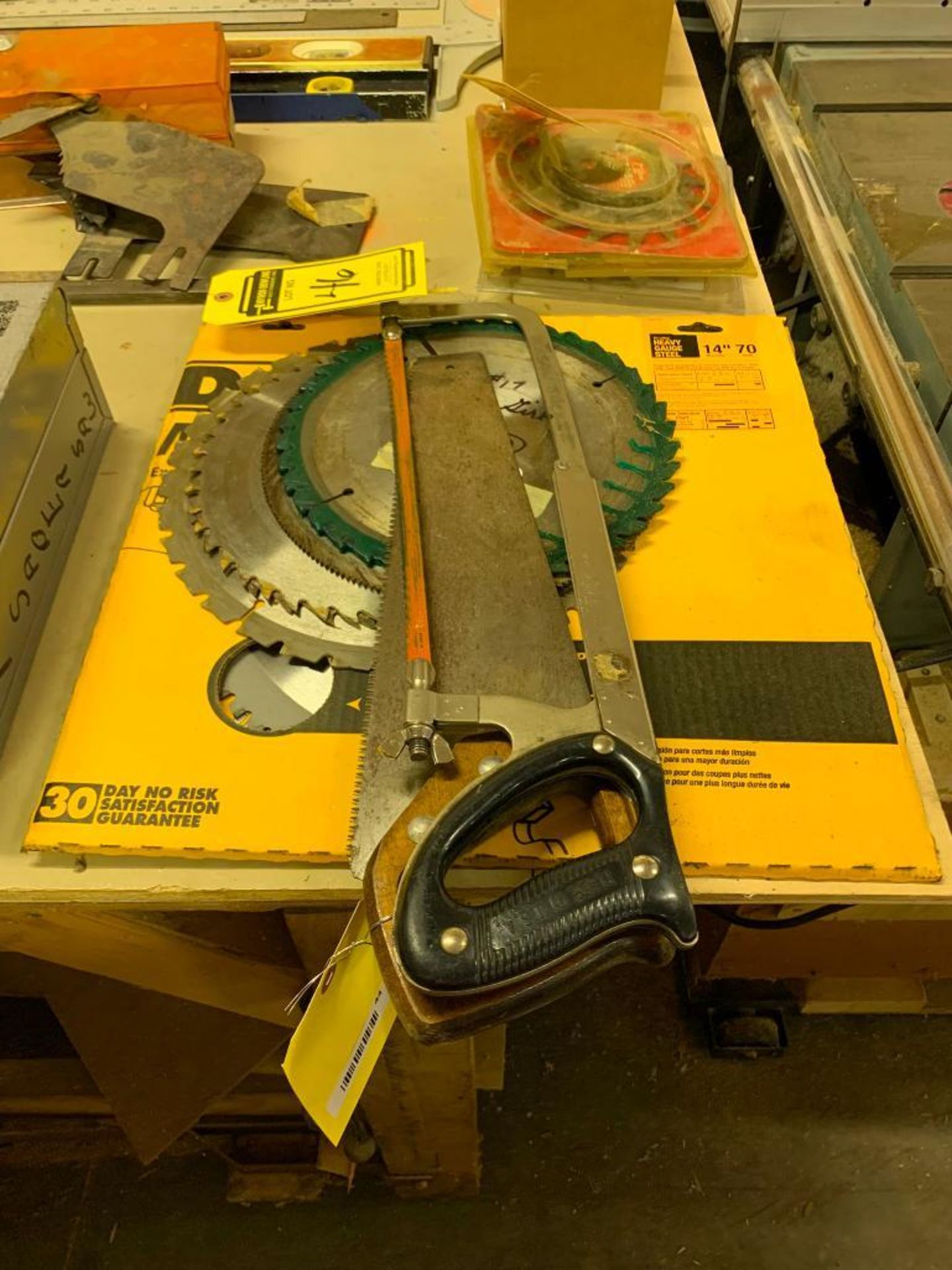 DEWALT 14'' SAW BLADE FOR CUTTING HEAVY STEEL, OTHER SAW BLADES, CARPENTER SAW, & HACK SAW