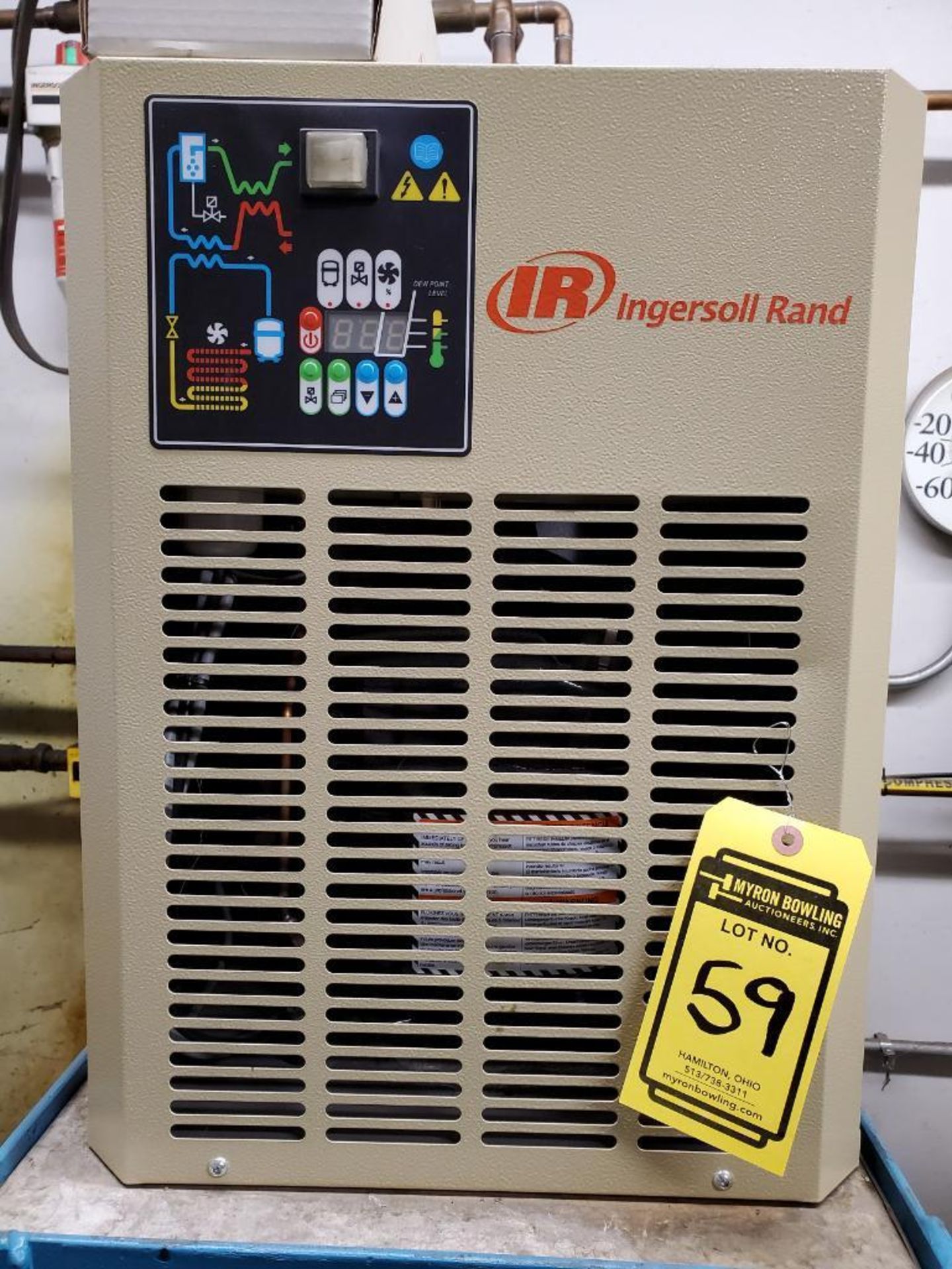 INGERSOLL-RAND REFRIGERATED AIR DRYER, MODEL D180IN, R134A REFRIGERANT, 106 CRM - Image 4 of 4