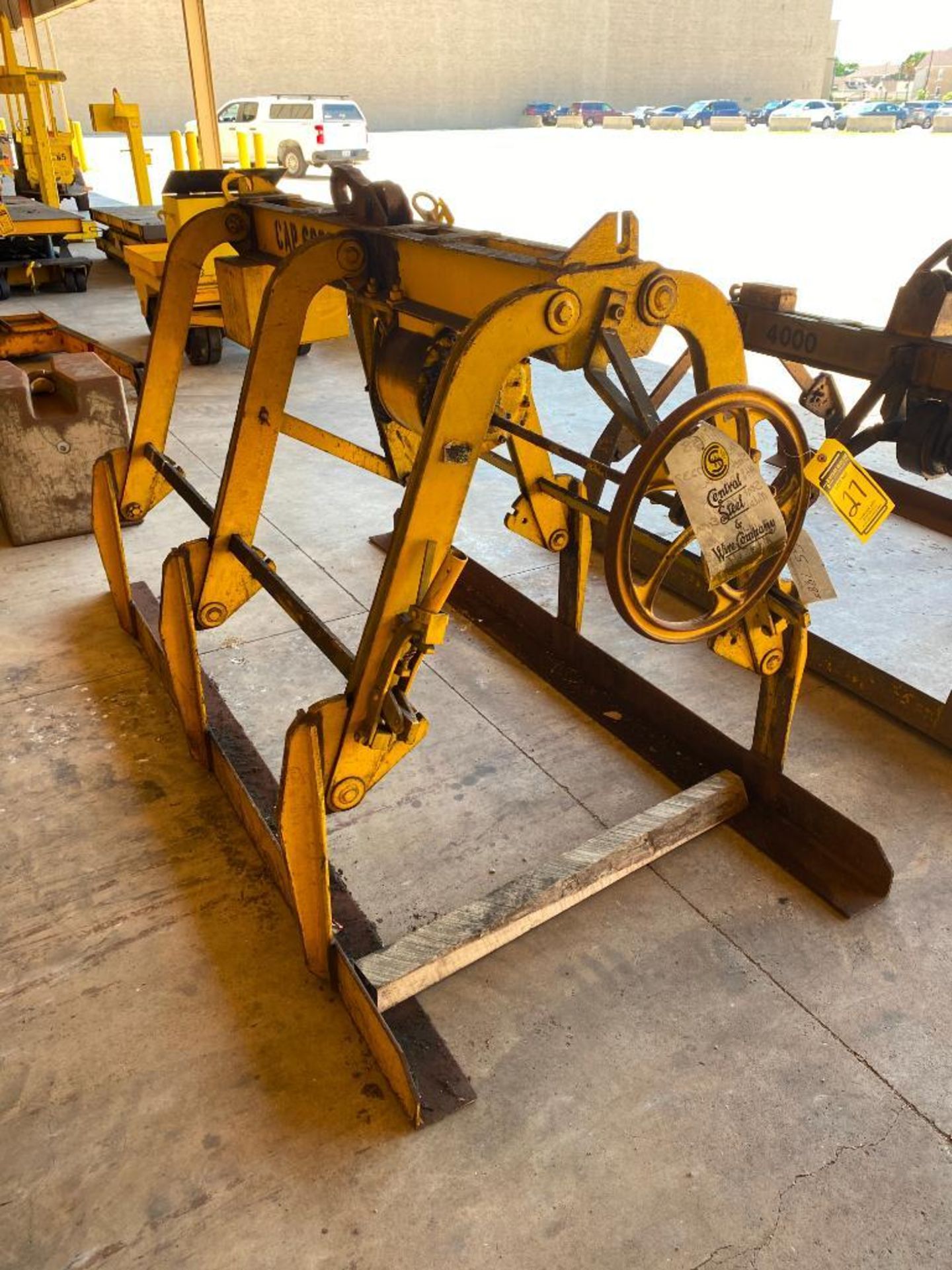 CULLEN-FRIESTEDT 5-TON MECHANICAL SHEET LIFTER, S/N 5811, 8' LIFT ARMS