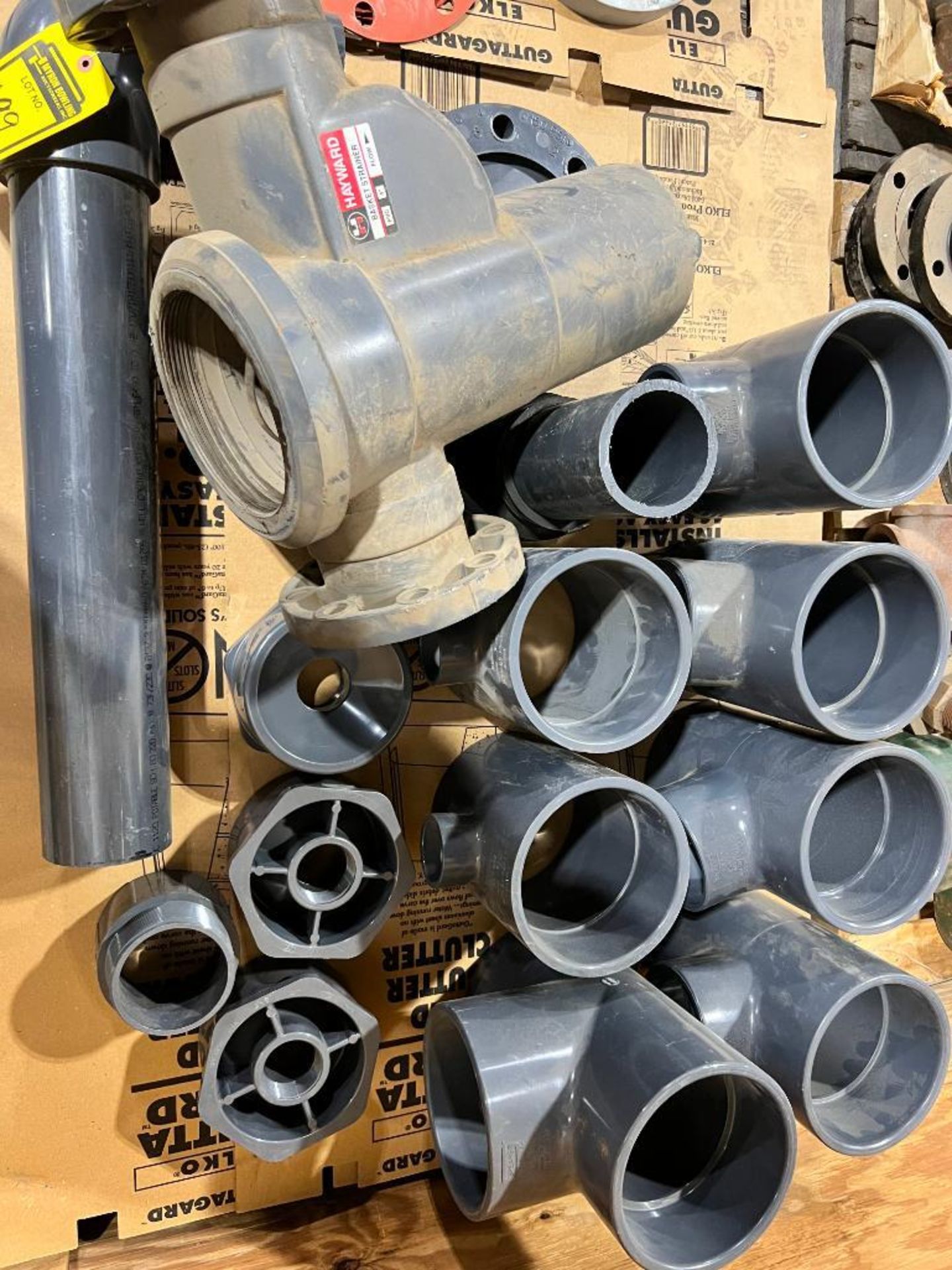 SKID OF ASSORTED PVC FITTINGS