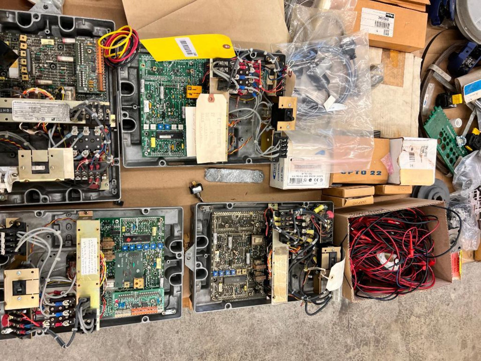 SKID OF ASSORTED MOTHER BOARDS, ELECTRICAL PLUGS, CONTROL SWITCHES, & OTHER ELECTRICAL COMPONENTS - Image 4 of 5