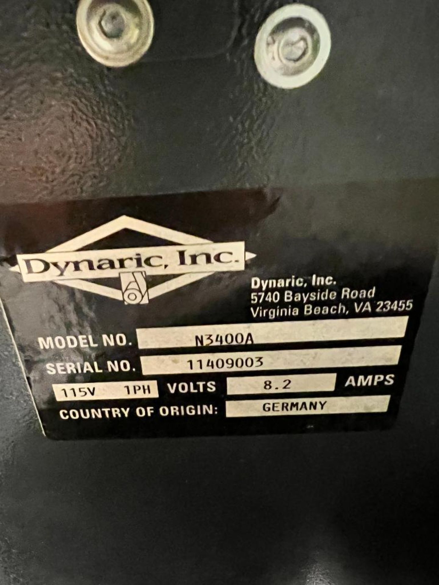 DYNARIC N3400A 115V STRAPPER - Image 5 of 5