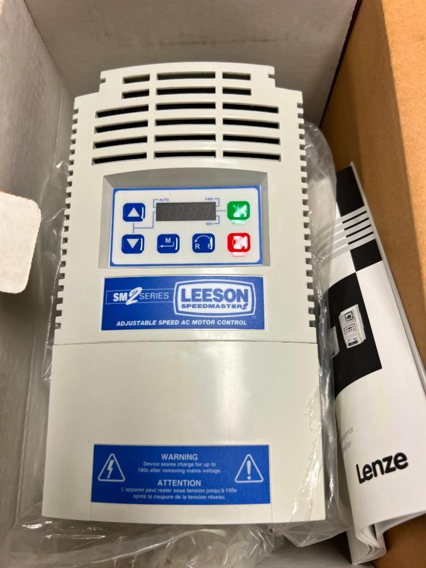 (NEW) LEESON SPEED MASTER SM2 SERIES ADJUSTABLE SPEED AC MOTOR CONTROL