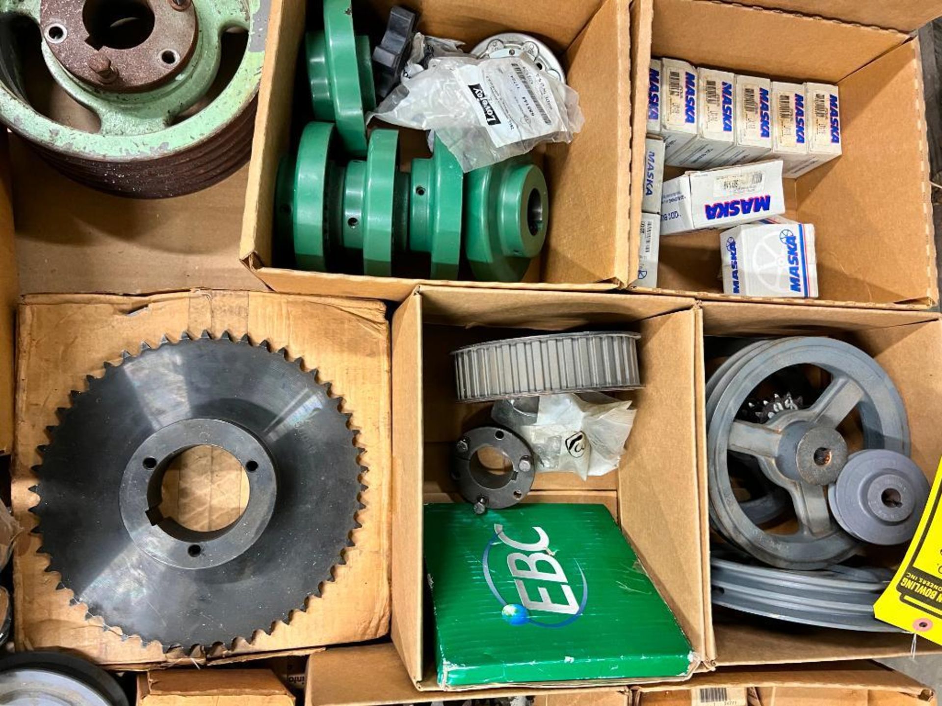 SKID OF (NEW) BUSHINGS, SPROCKETS, PULLEYS, SHEAVES, & COUPLINGS, BRANDS SUCH AS; DODGE, GATES, TB W - Image 4 of 5