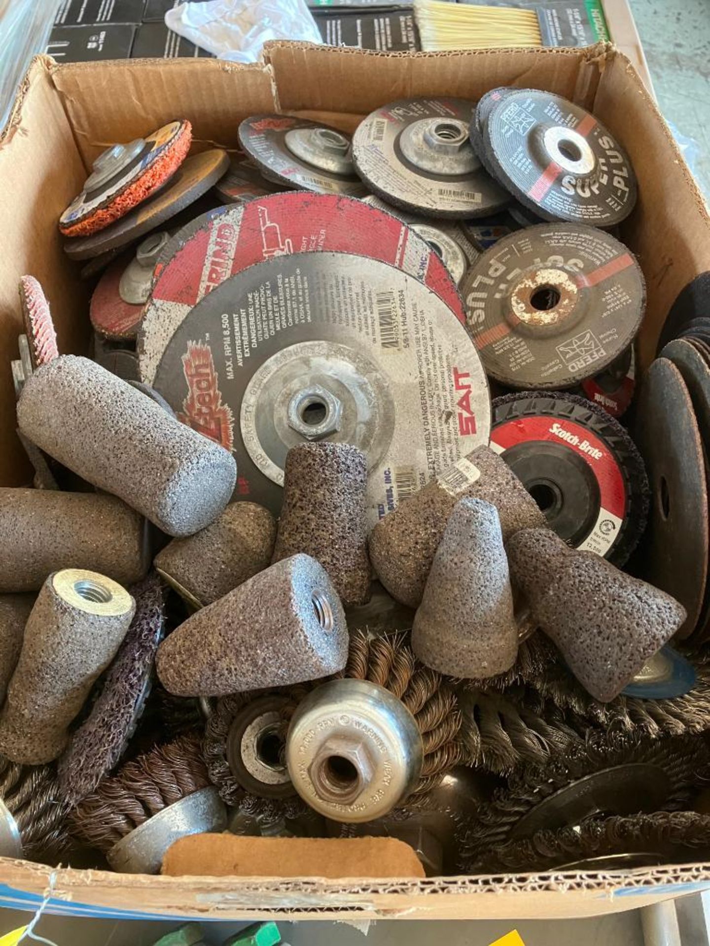 Assorted Size Grinding Wheels