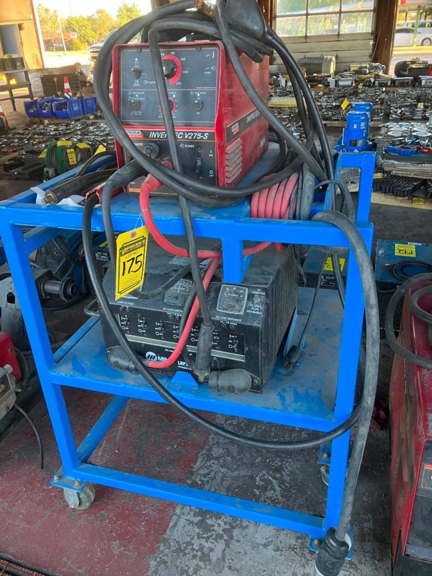 Miller LBP350 Portable Load Bank w/ Lincoln Invertec V275-S Welder w/ Gouge Torch