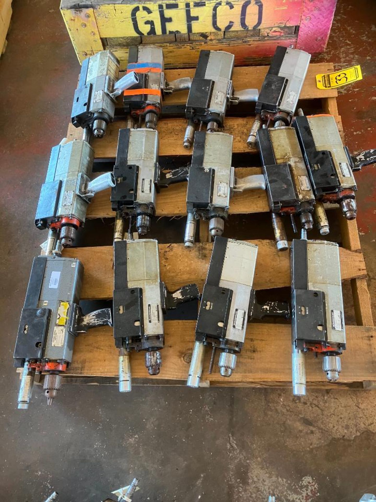 (5) Quackenbush Drills, Model HT1B010SP40, (7) Gardner Denver Air Feed Drills, Model HT1B005SP40 - Image 2 of 2