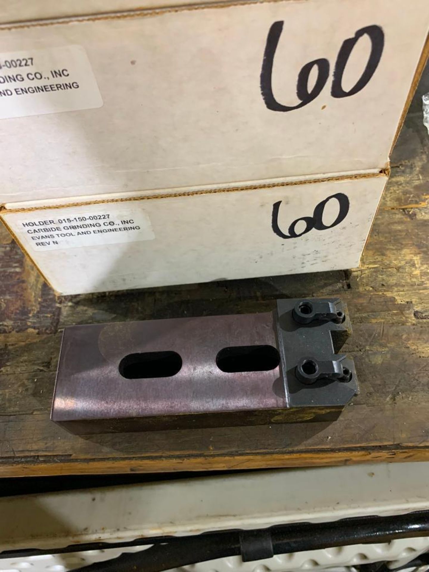 (4) CARBIDE GRINDING CO. TOOL HOLDERS, NO. 015-150-00227