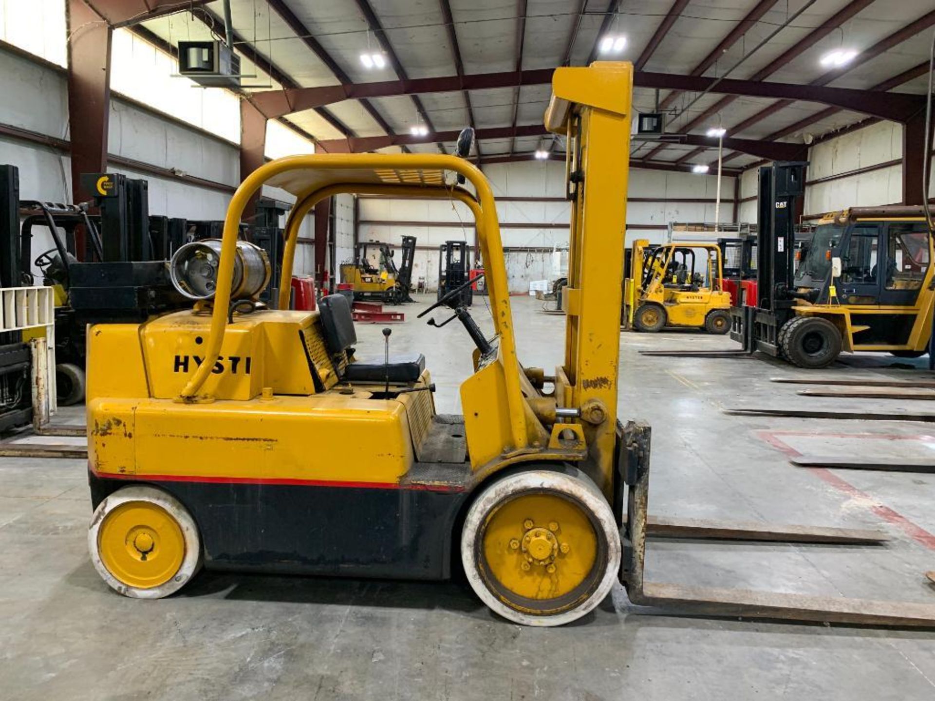 Hyster 15,000 lb. capacity forklift, model s150a, s/n a24d1707n, lpg, 3-speed manual transmission, s - Image 3 of 5