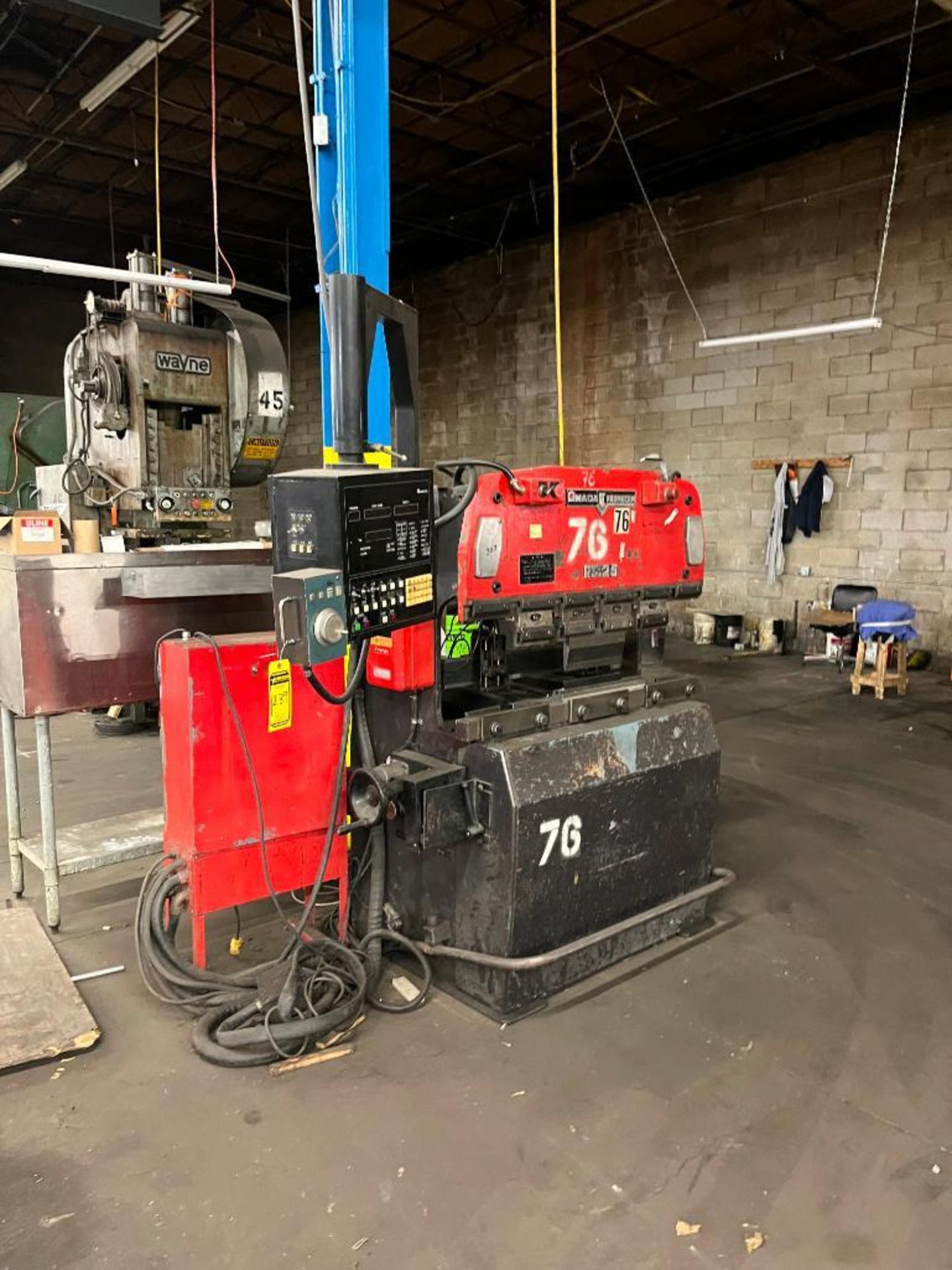 AMADA PROMECAM PRESS BRAKE, MODEL RG- 25, 47" BED, AMADA AUTOMATIC BACKGAUGE - Image 2 of 3