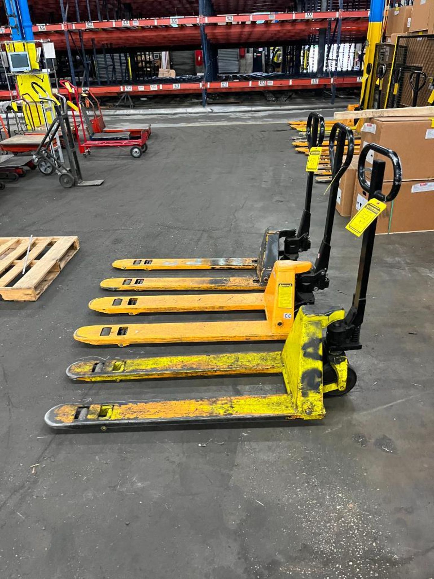 (3) NARROW PALLET JACKS, 3,300 LB. CAP. - Image 2 of 2