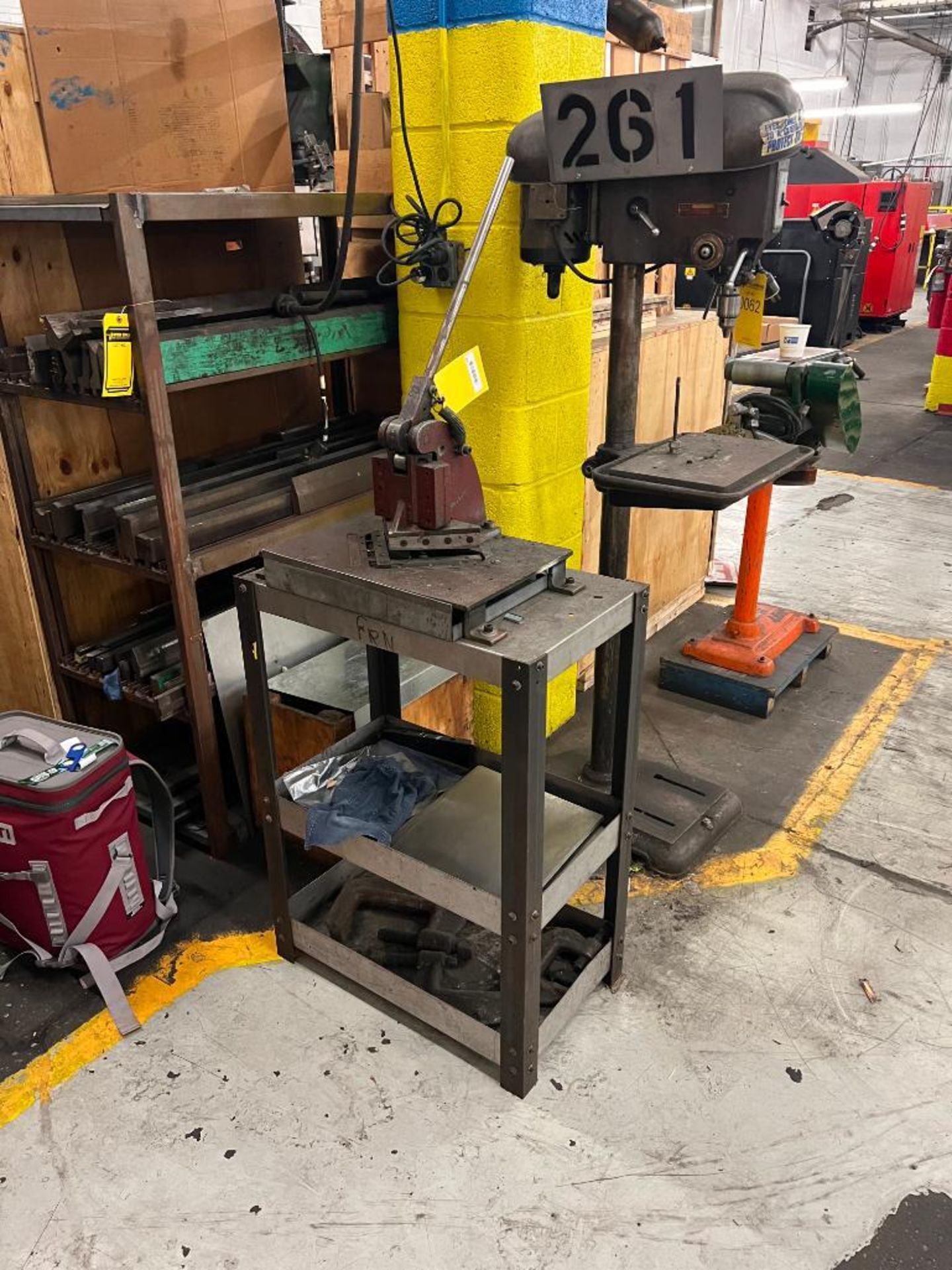 MILD STEEL MANUAL NOTCHER ON STAND