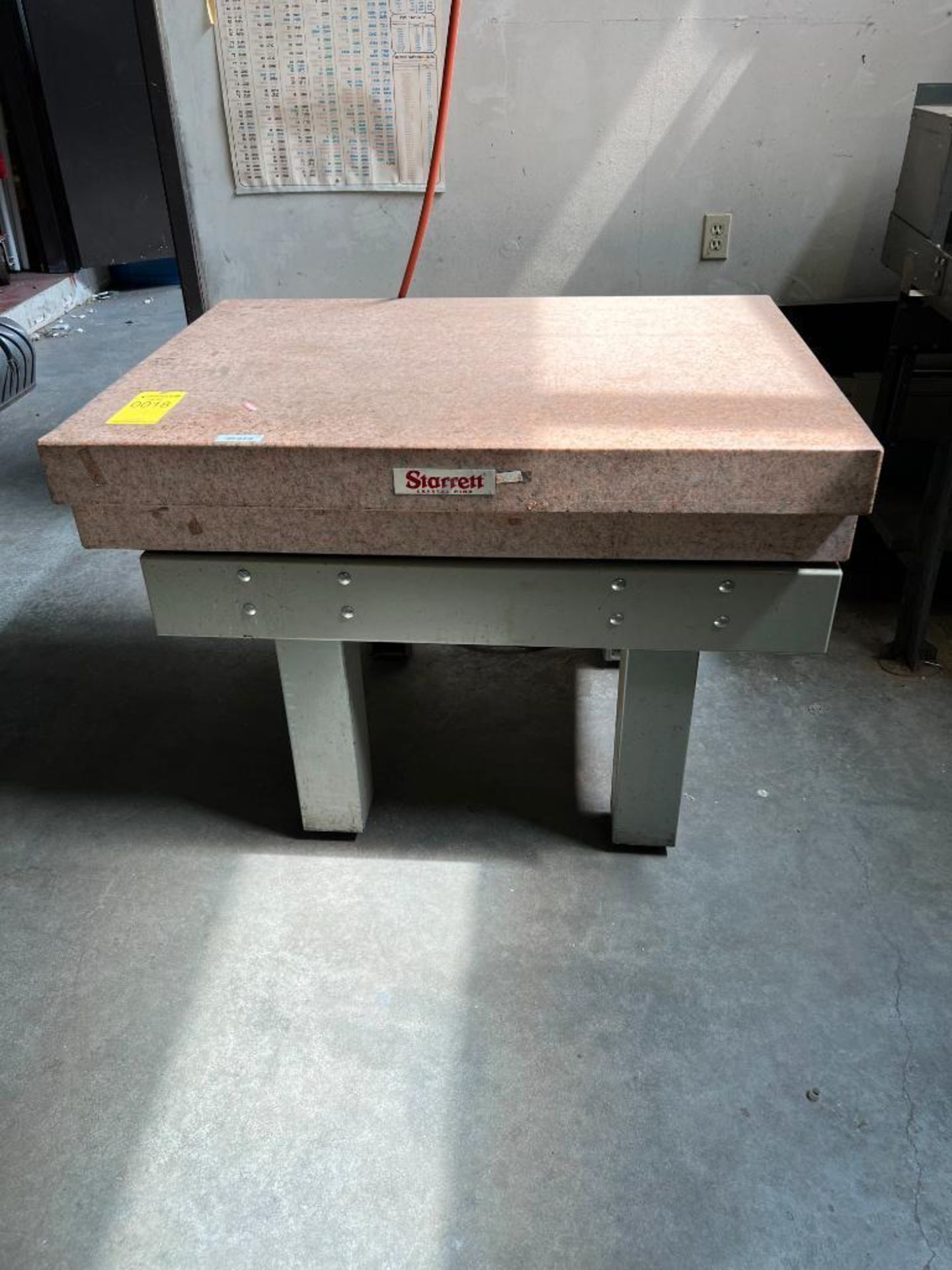 STARRETT SURFACE PLATE, GRADE-A, 36" X 48" X 8"