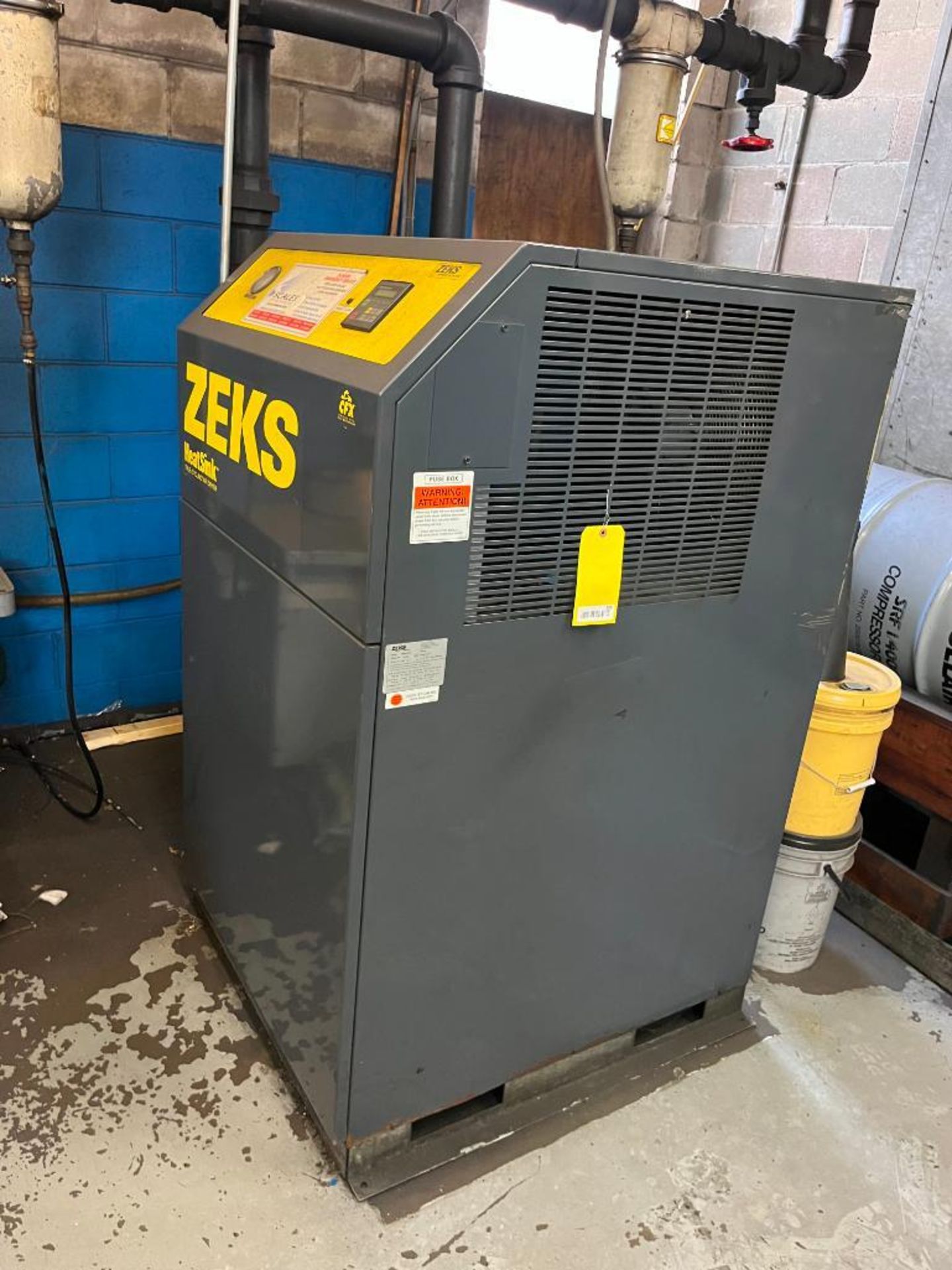 ZEKS AIR DRYER, MODEL 800HSFA400, S/N 253496, 5-HP, 3-PH