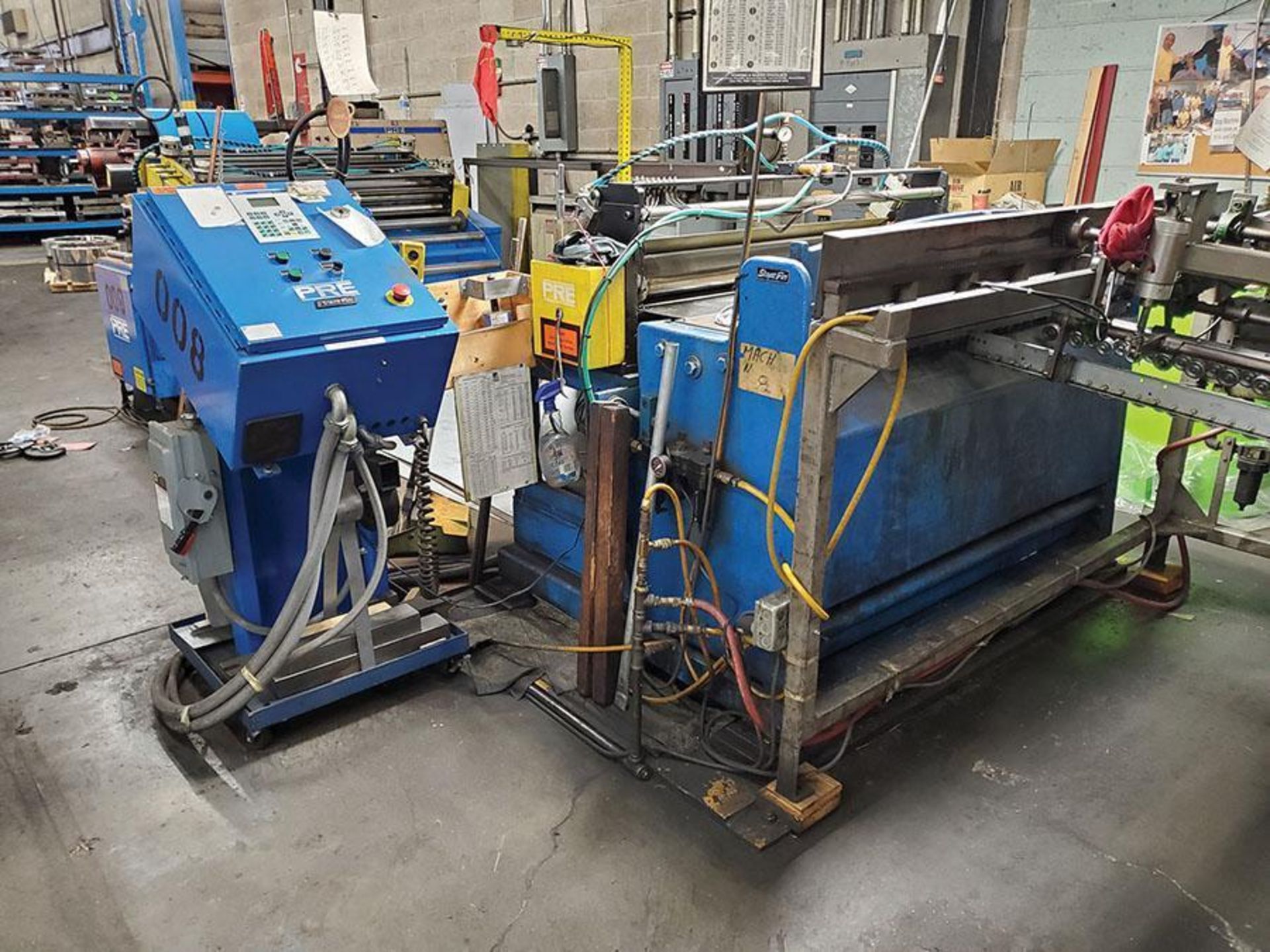 AUTOMATED CUT-TO-LENGTH LINE - NATIONAL 10-GA. SHEAR, PRE 48" FEEDER / STRAIGHTENER W/ REXROTH SYSTE - Image 6 of 16