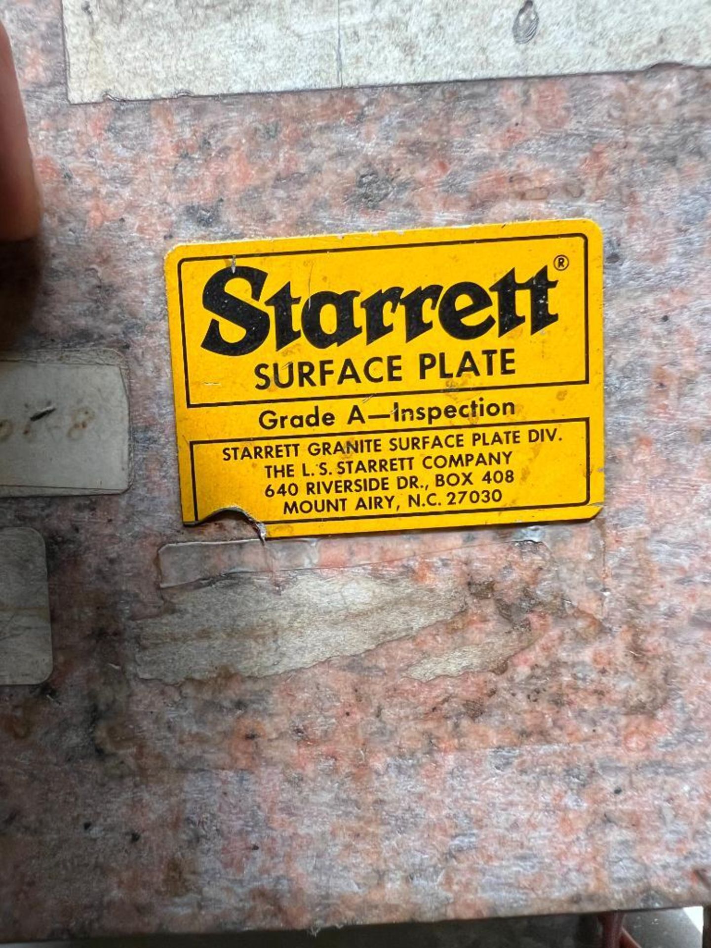 STARRETT SURFACE PLATE, GRADE-A, 36" X 48" X 8" - Image 4 of 5