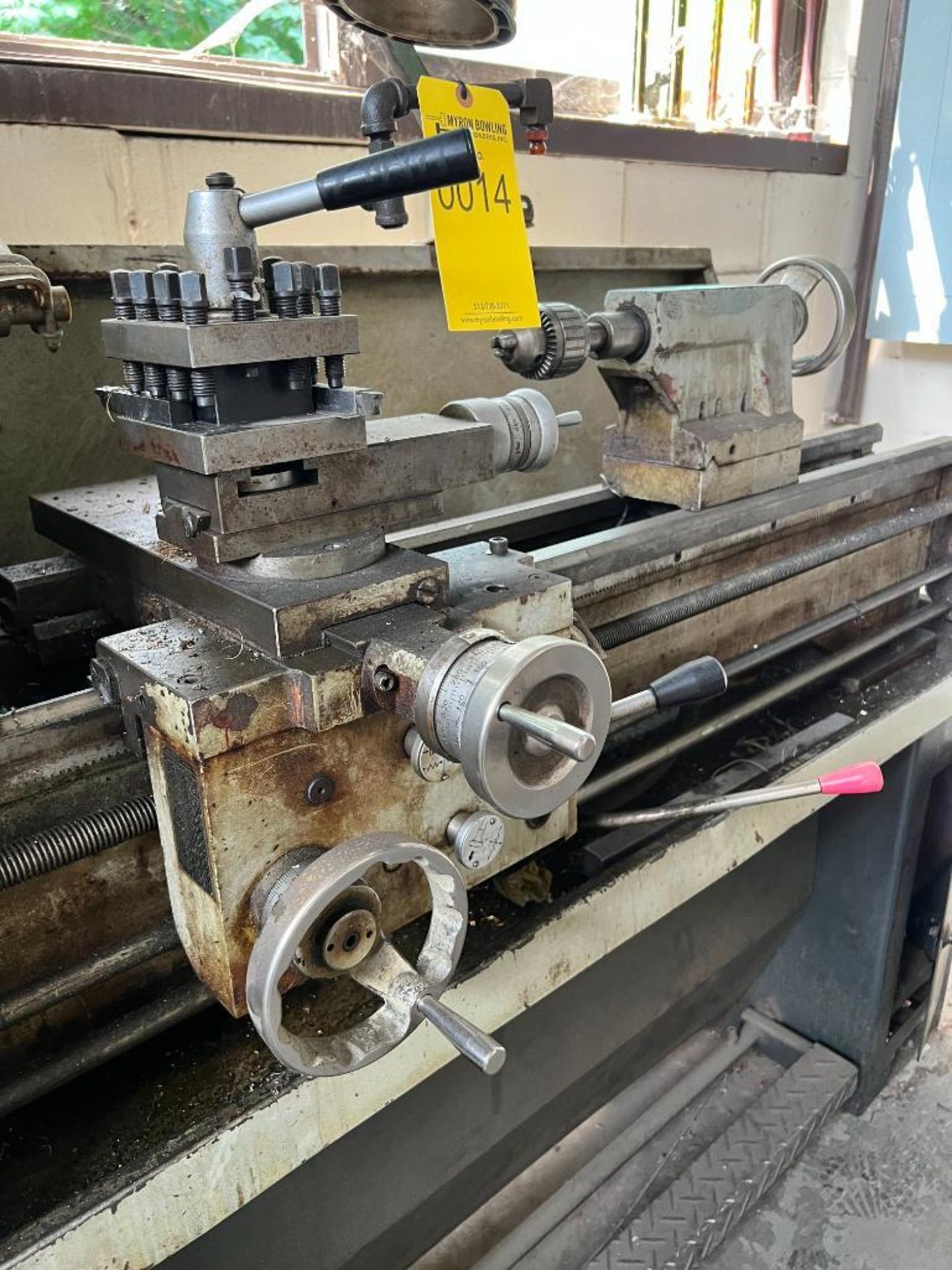 SUNMAX-1340 LATHE, SERIES 6181, 48" BED, 3-JAW 6-1/2" CHUCK, 440V, 3-PH - Image 2 of 5