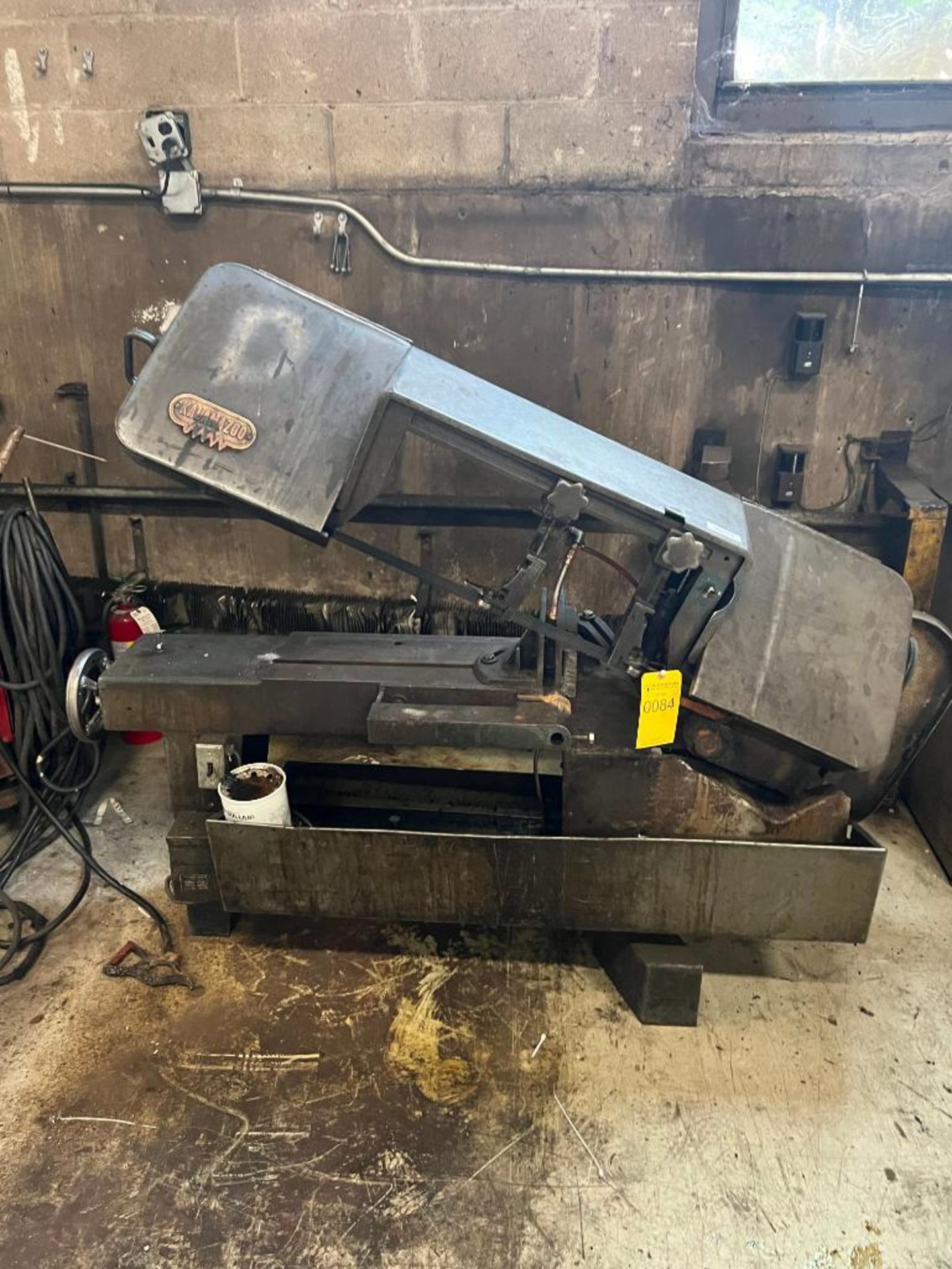 KALAMAZOO BAND SAW, MODEL 8C-W, S/N7710, 220V-480V, 3-PH - Image 3 of 4