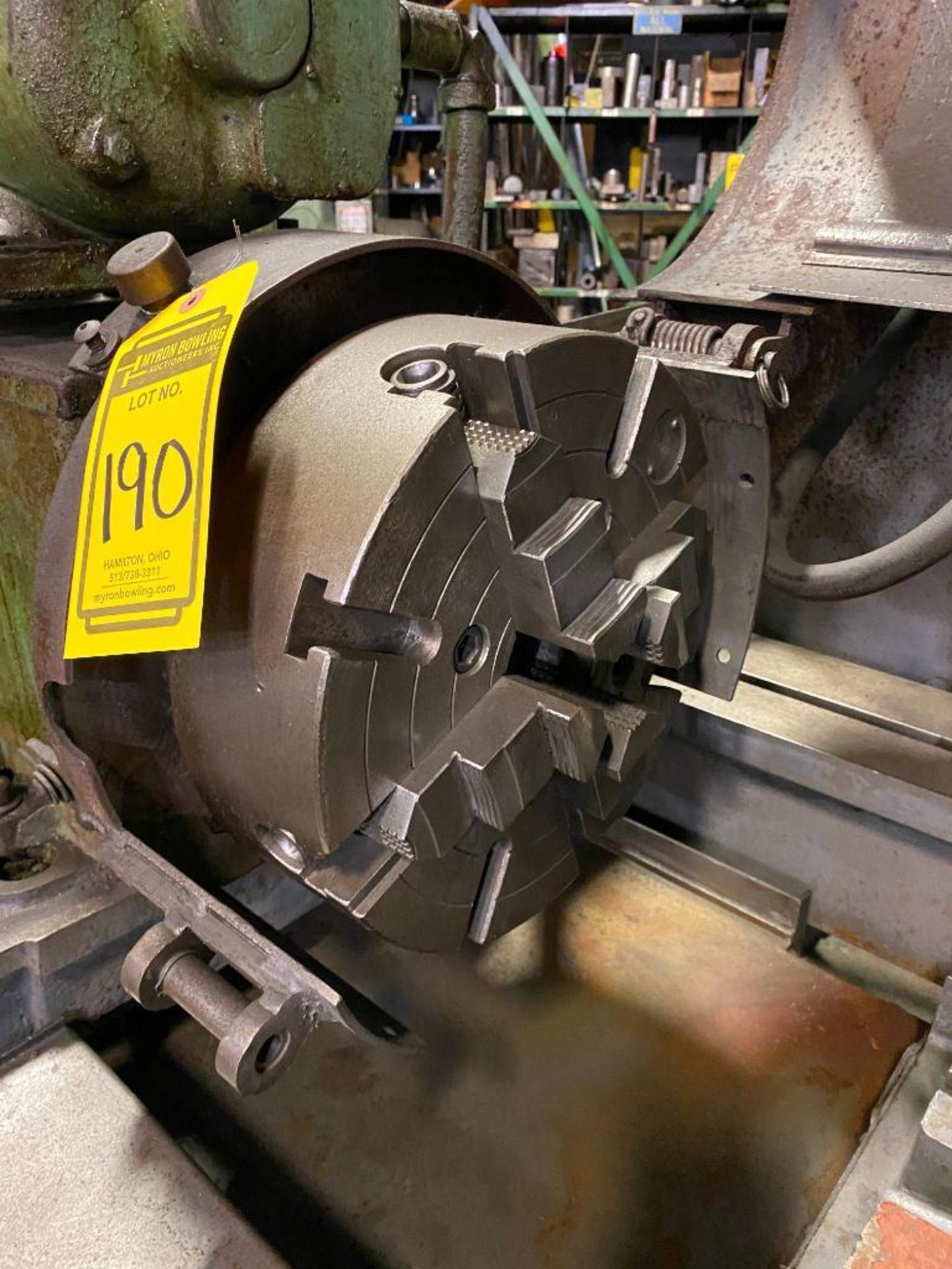 Heald Universal Grinder, model 273a, 12" 4-Jaw Chuck, Red Head Grinder Attachment - Image 3 of 4