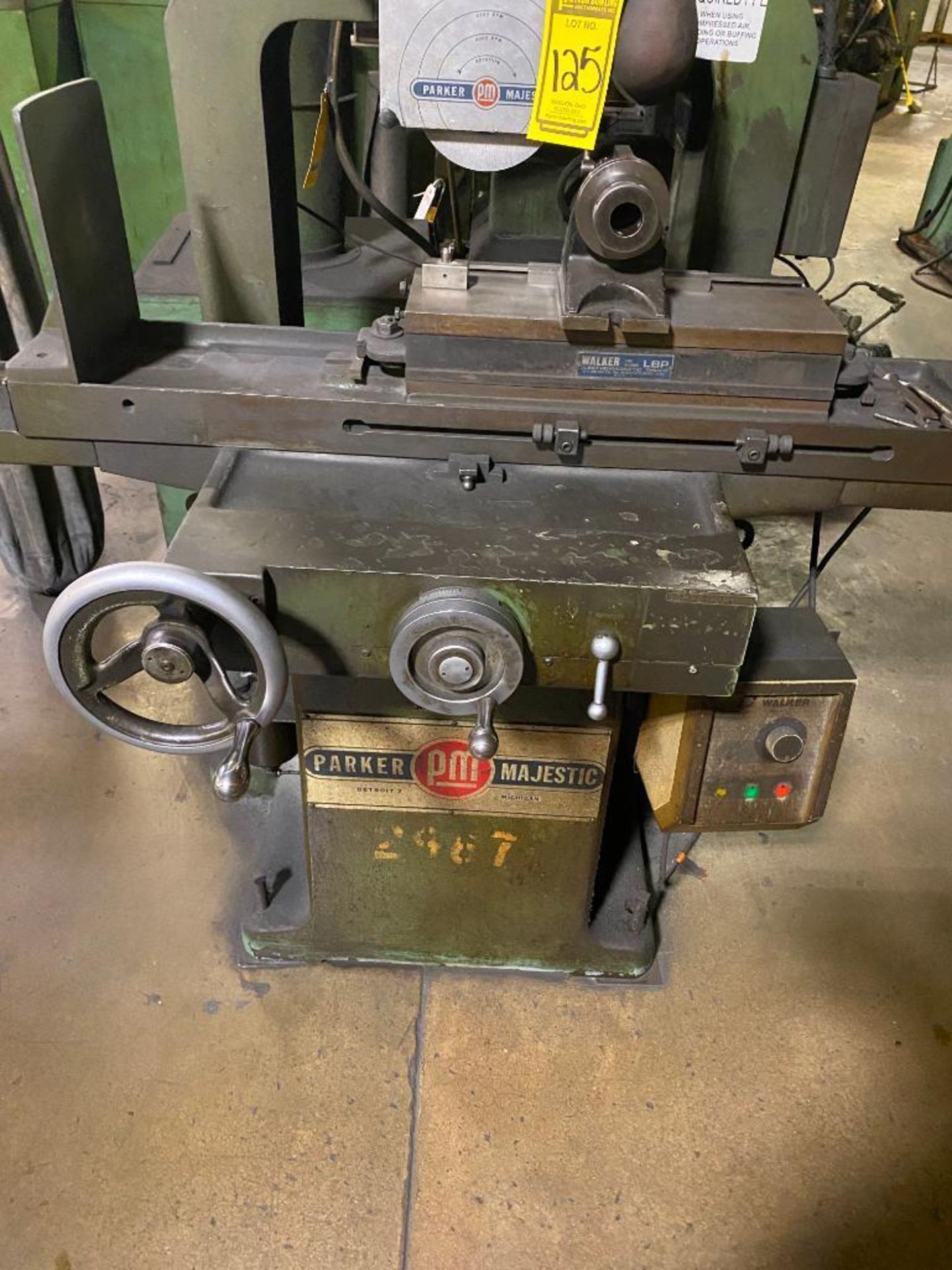 Parker Majestic Surface Grinder, 6 X 18" Walker Magnetic Chuck, 220/440v - Image 2 of 5