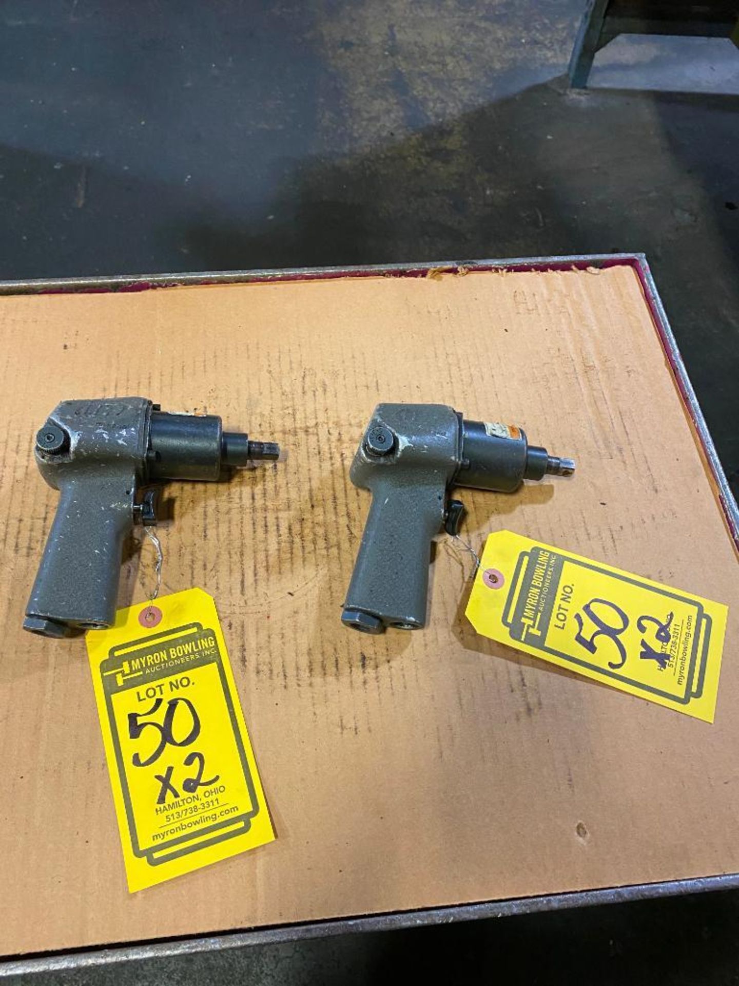 (2) Ingersoll Rand 3/8" Pneumatic Impact Wrenches