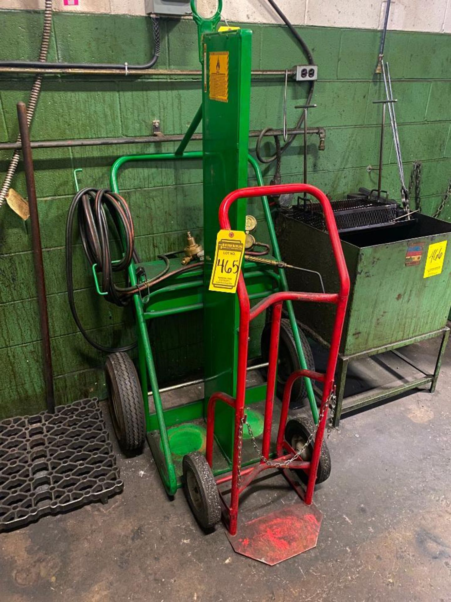 Saf-T-Cart Torch Cart, w/ Hose, Gauges, Straight Gun, & Cylinder Cart