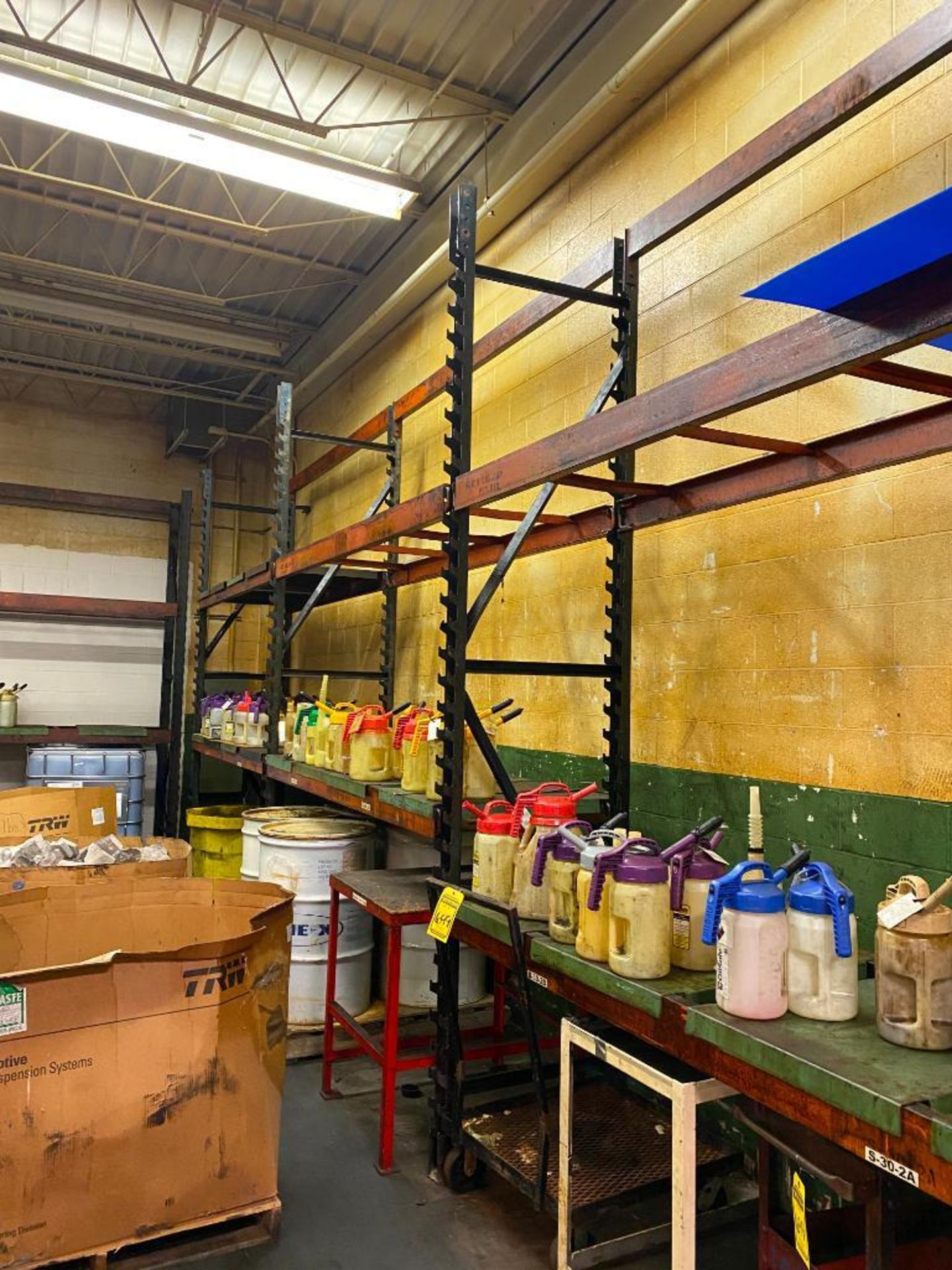 Die Rack; (15) 12' X 32" Uprights, (20) 104" X 30-1/2" Shelves - Image 3 of 4