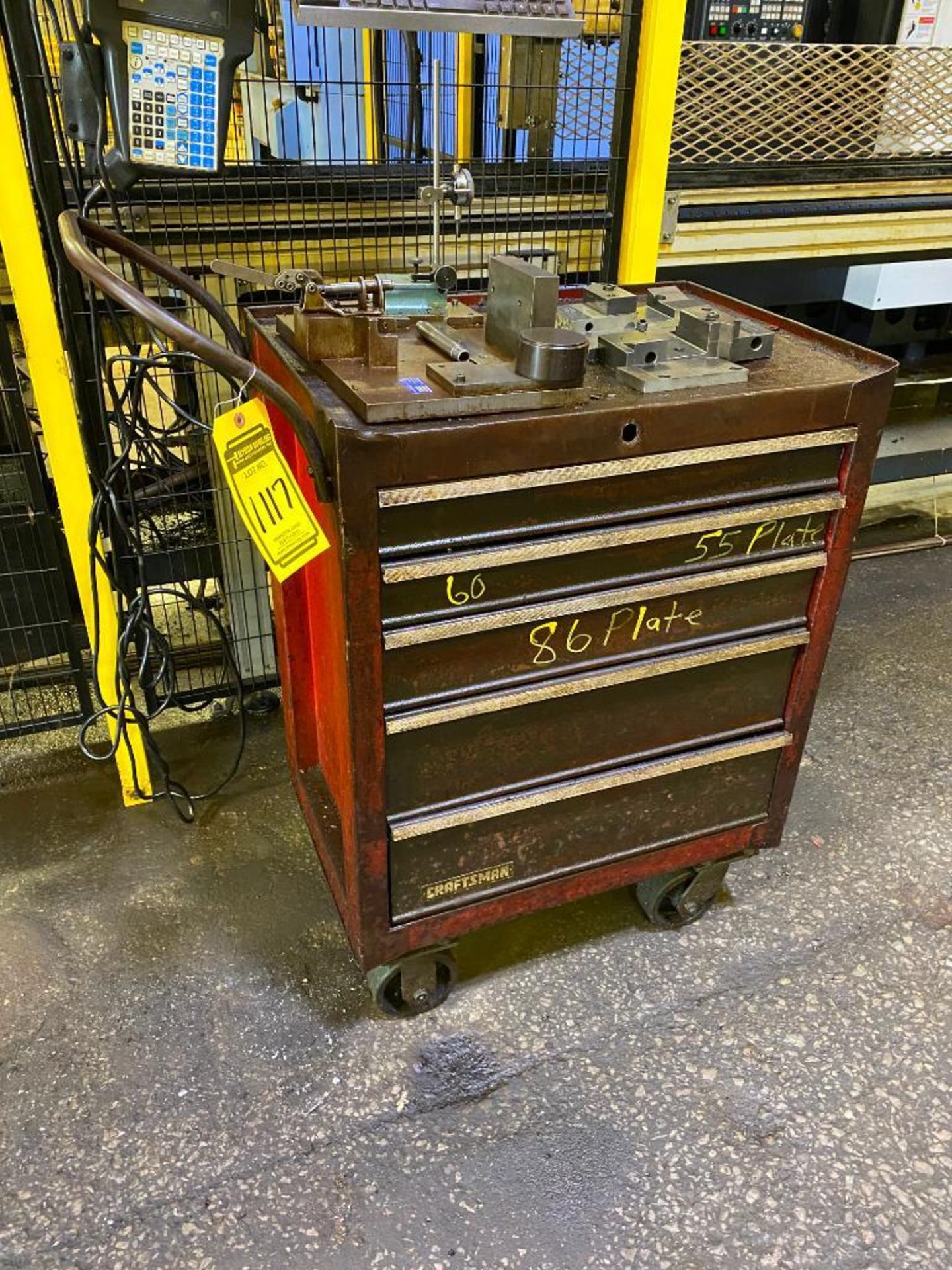 Craftsman toolbox w/ assorted fixtures