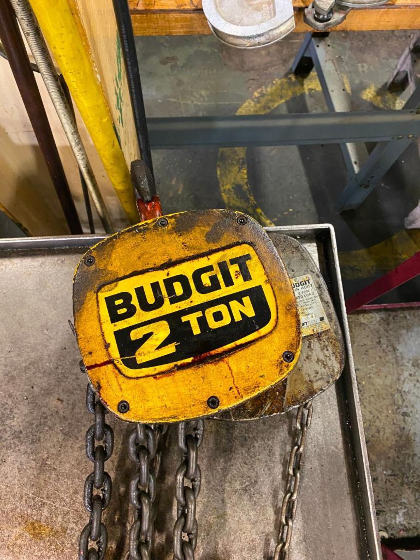 Budgit 2-ton chain hoist